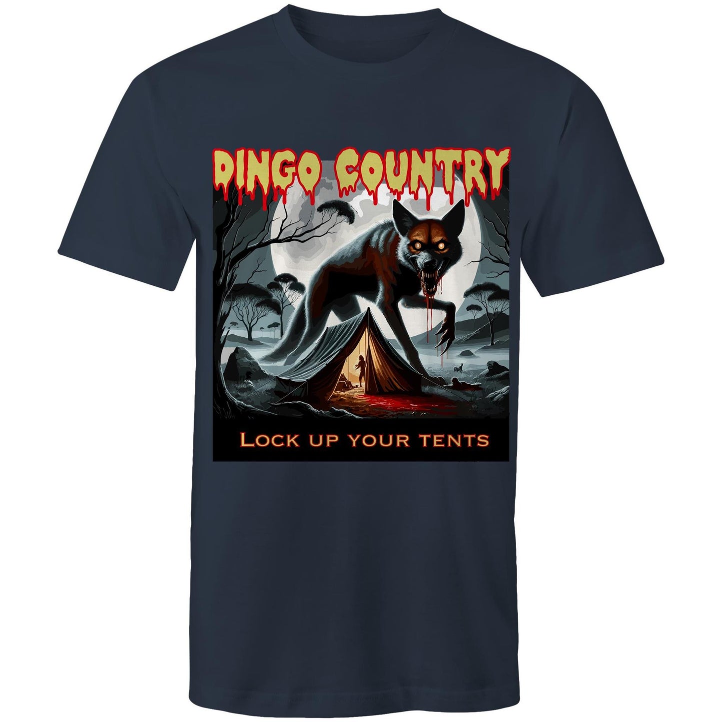 Lock up your tents - Mens Aussie Graphic T-Shirt | Dingo Country