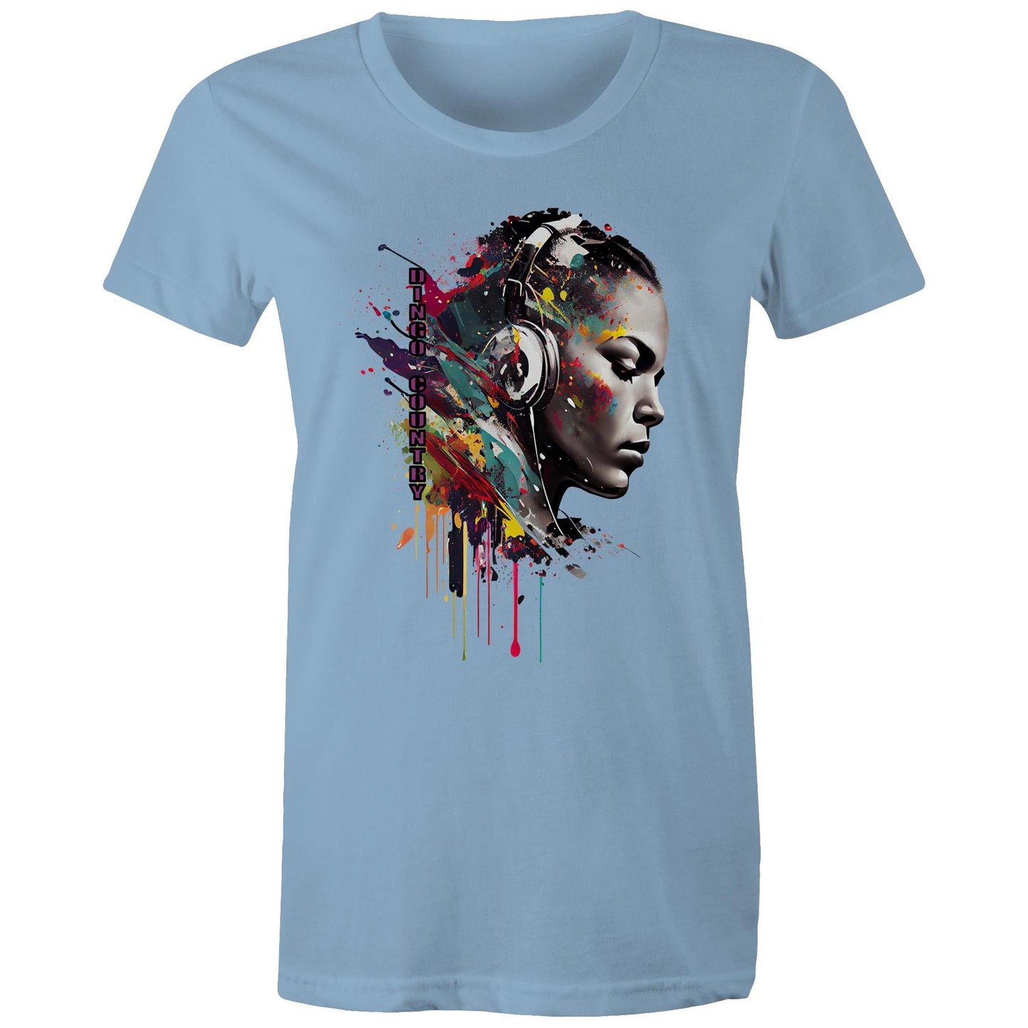 Urban Artistic Sound Wave – Unisex Graphic T-Shirt | Dingo Country