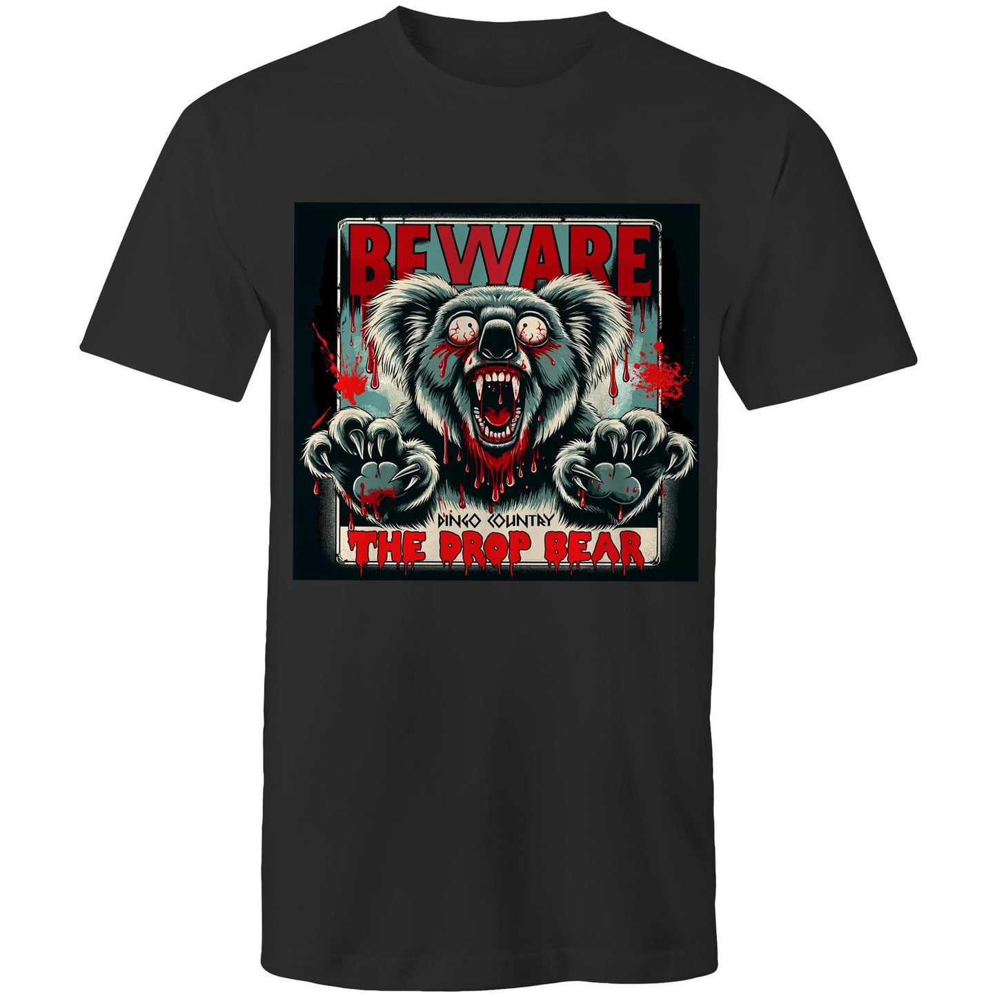 Beware the drop bear - Mens Aussie graphic T-Shirt | Dingo Country