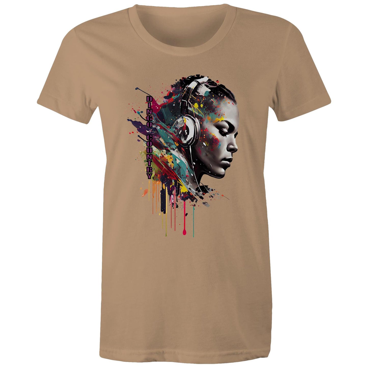 Urban Artistic Sound Wave – Unisex Graphic T-Shirt | Dingo Country