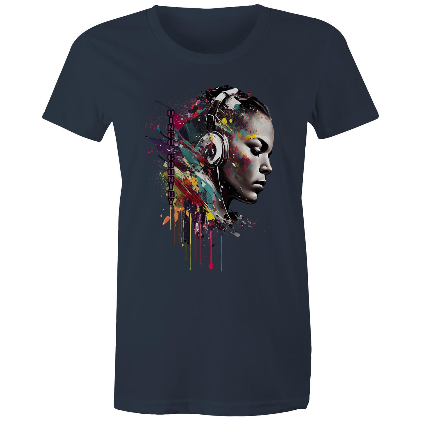 Urban Artistic Sound Wave – Unisex Graphic T-Shirt | Dingo Country