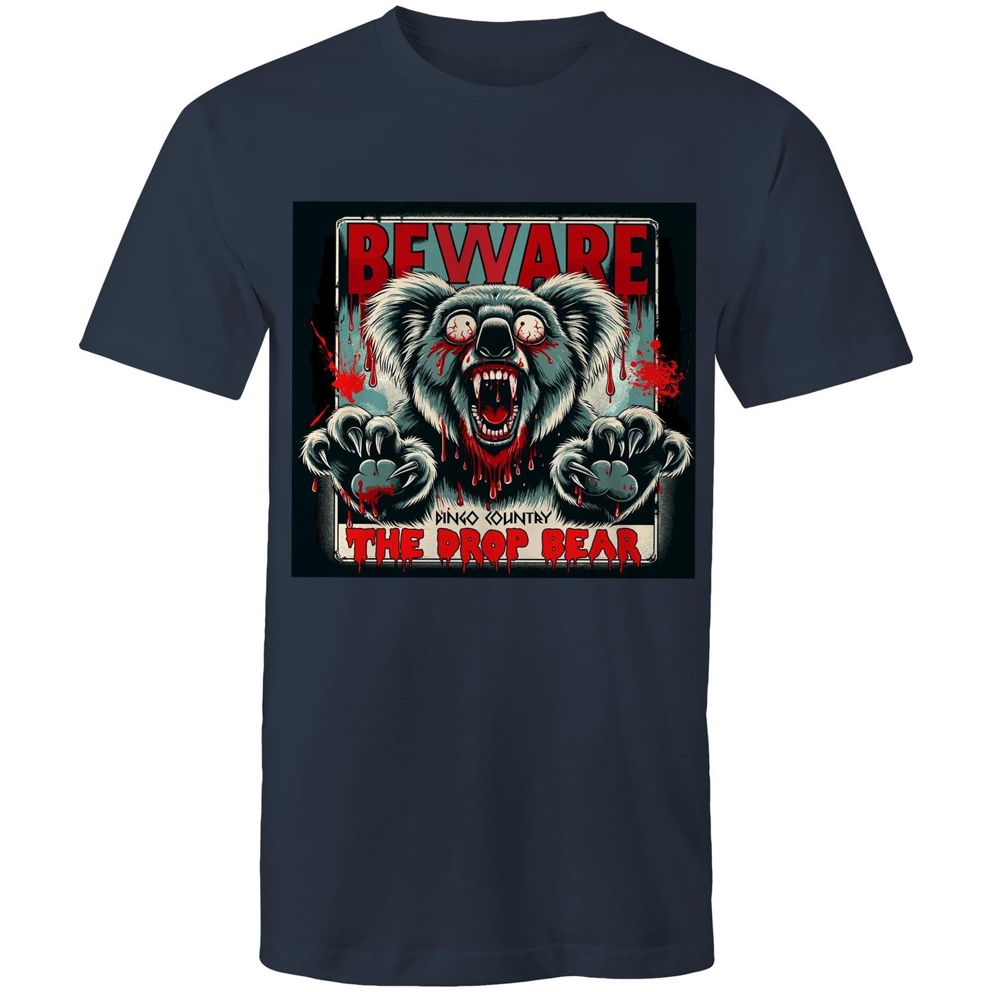Beware the drop bear - Mens Aussie graphic T-Shirt | Dingo Country