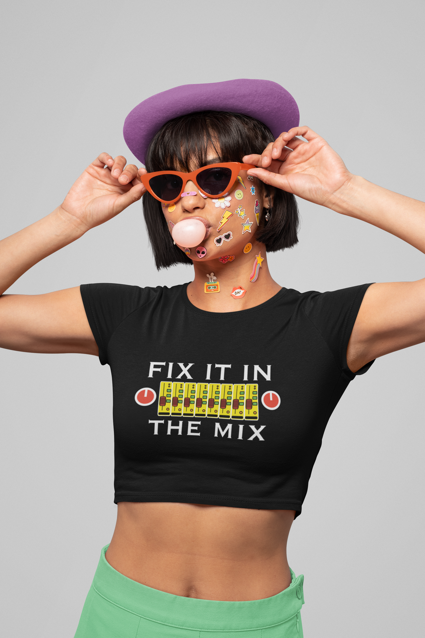 Fix it in the mix - Women's graphic Crop T-shirt | Dingo Country Streetwear