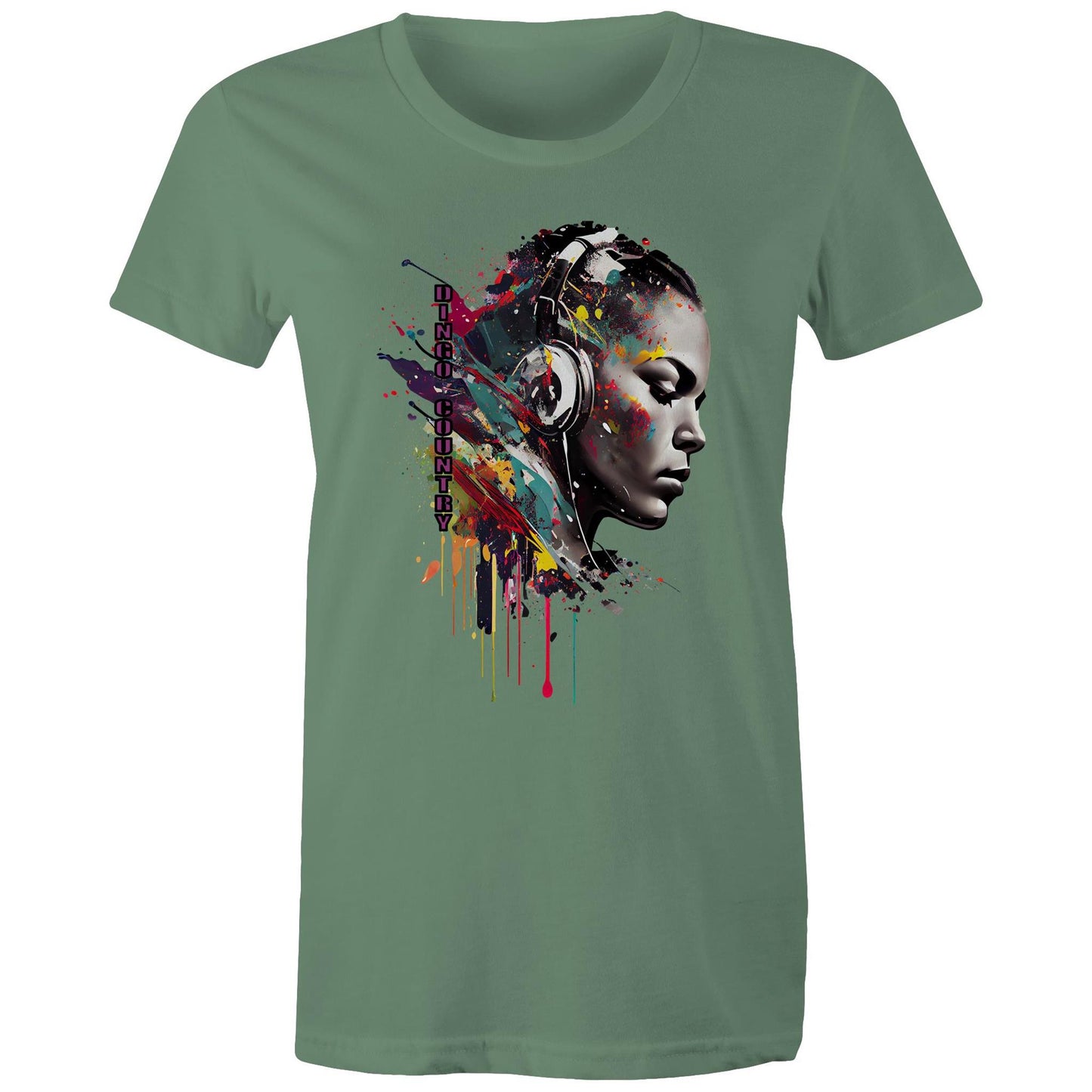 Urban Artistic Sound Wave – Unisex Graphic T-Shirt | Dingo Country