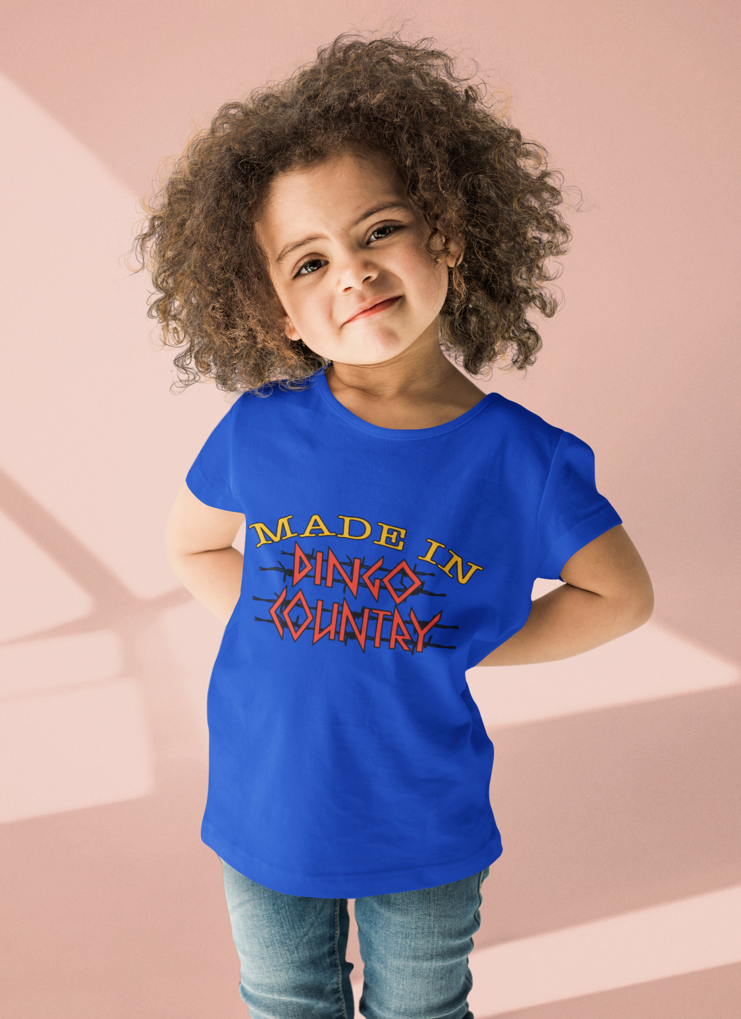 Made in Dingo Country Kids Youth Crew T-Shirt