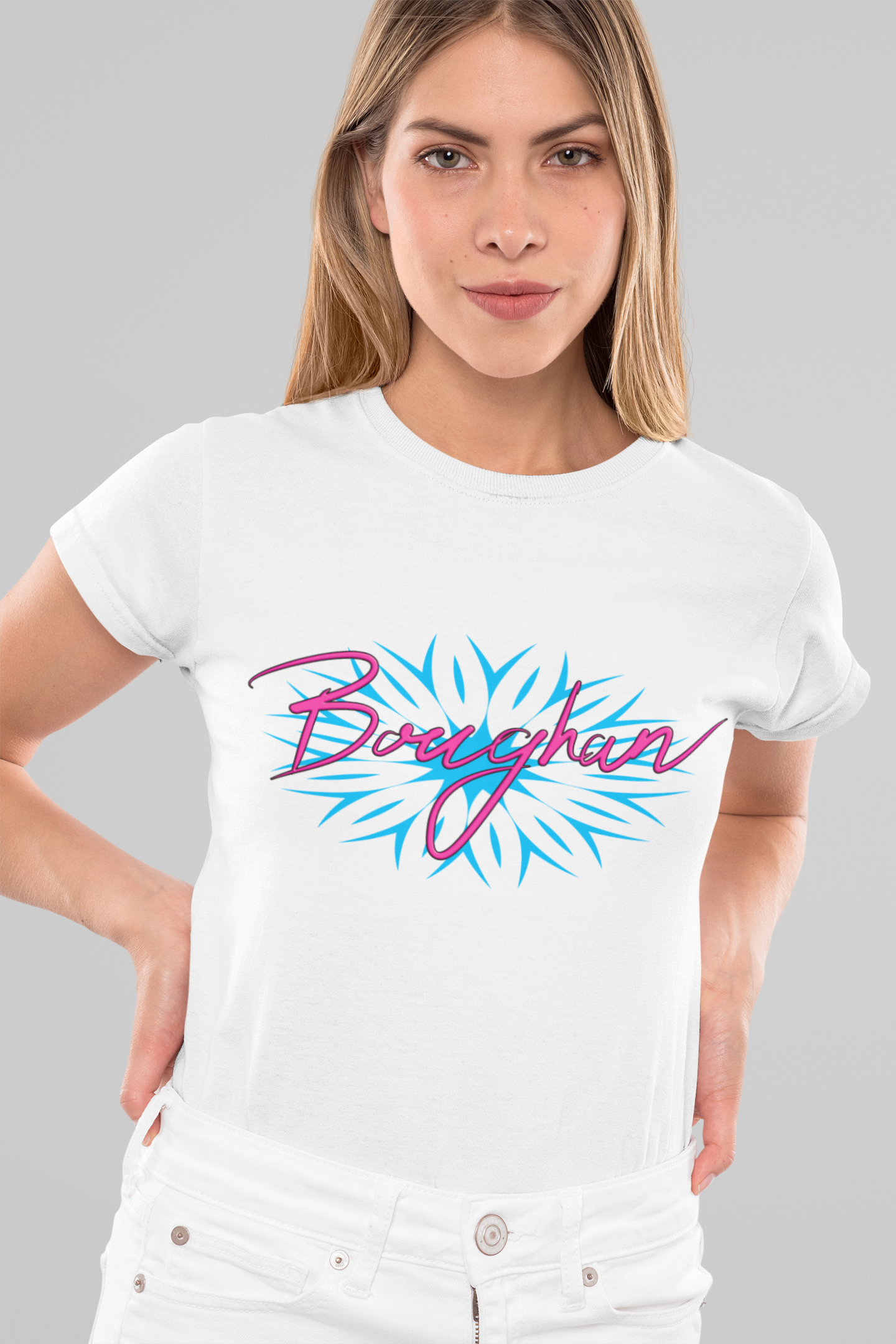 Boughan pink/blue - Women's Maple Tee