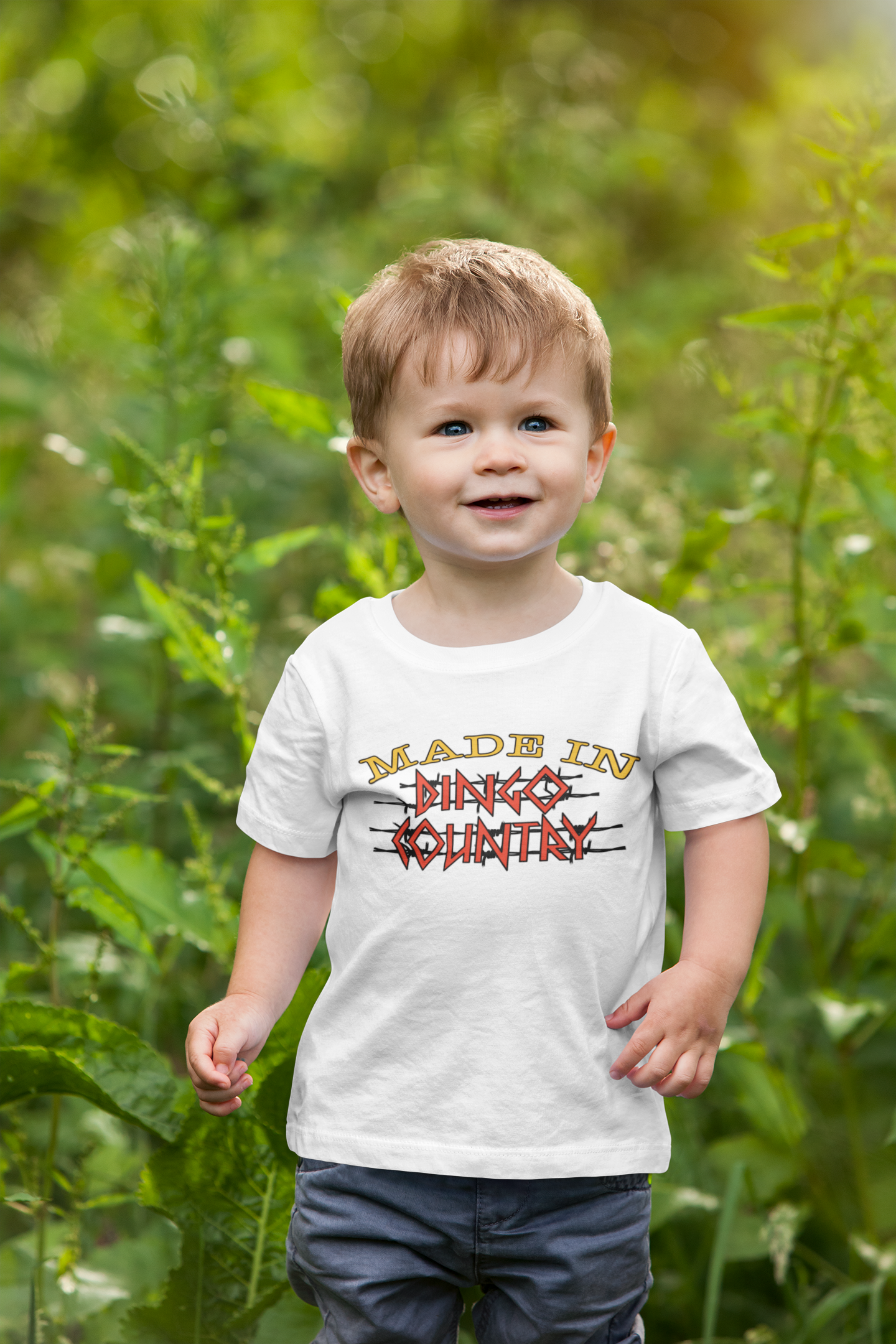 Made in Dingo Country Kids Youth Crew T-Shirt