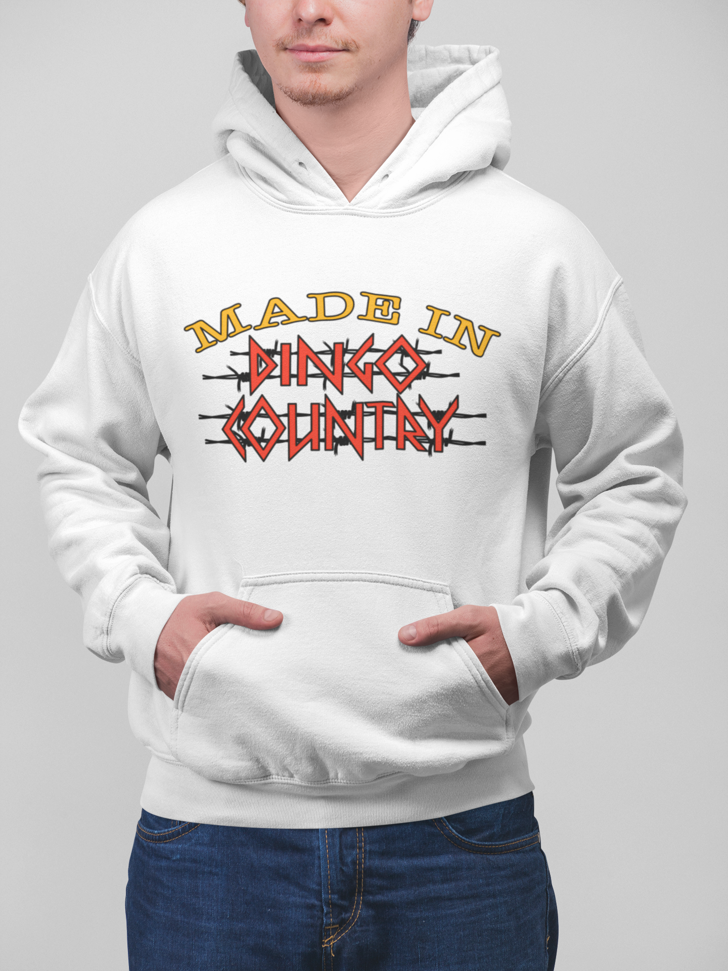 Made in Dingo Country - Pocket Hoodie Sweatshirt