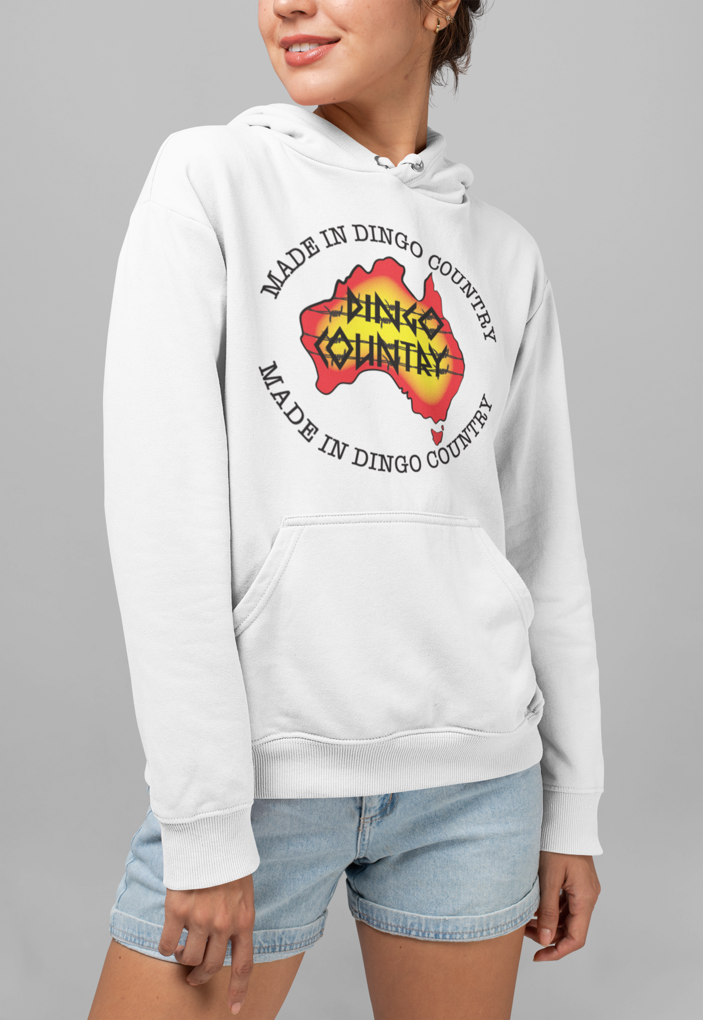 Made in DC Australia - Pocket Hoodie Sweatshirt