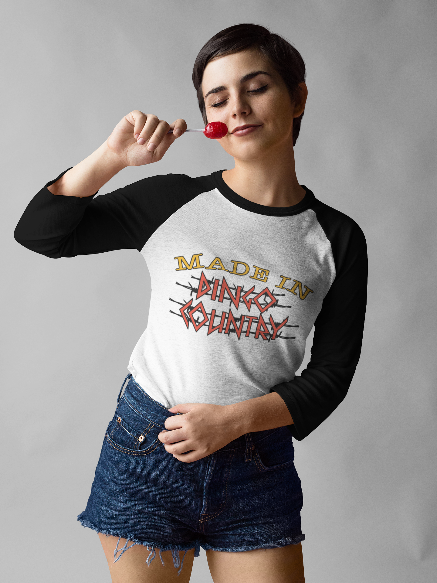 Made in DC Raglan - 3/4 Sleeve T-Shirt