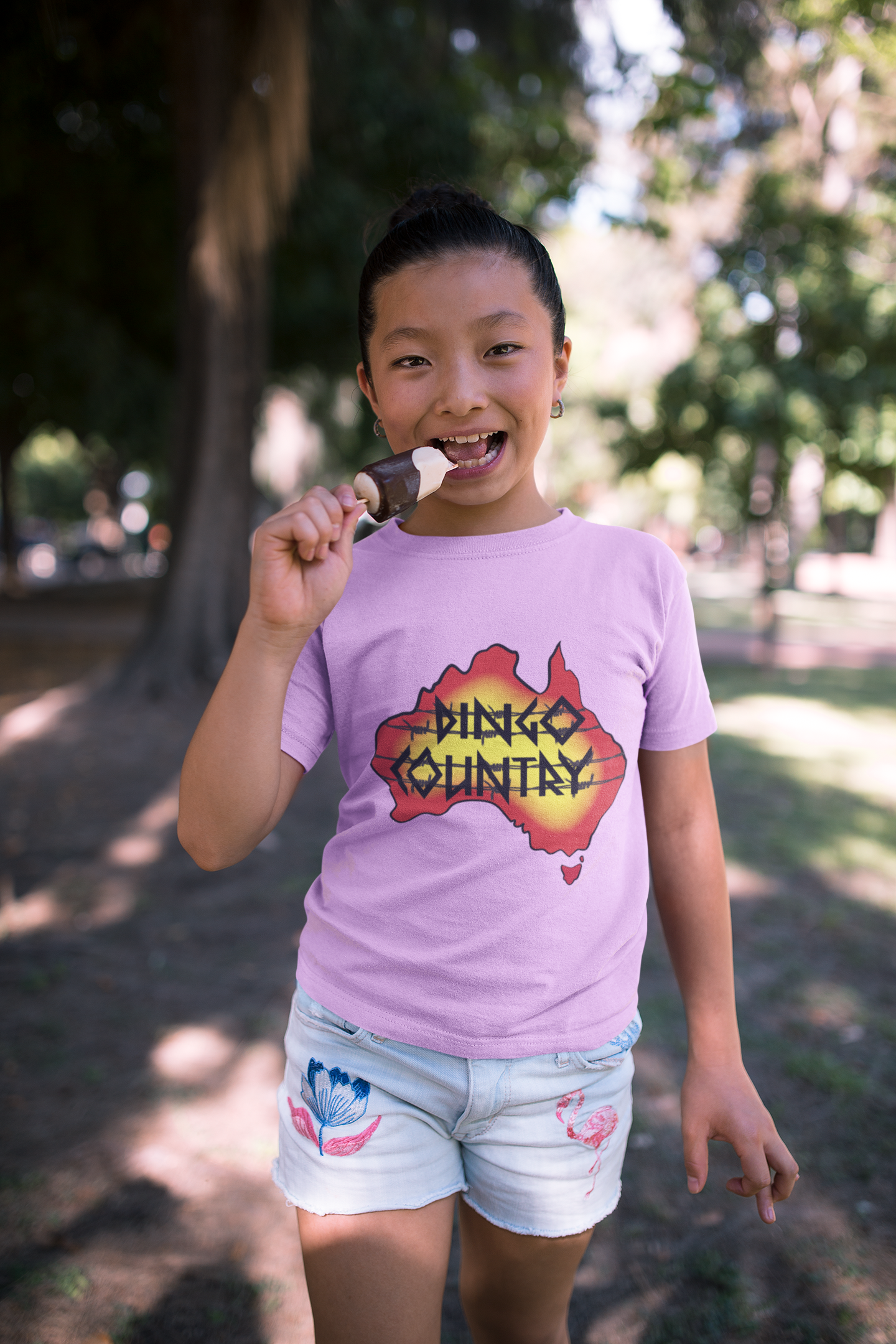 Dingo Country Kids Youth Crew T-Shirt
