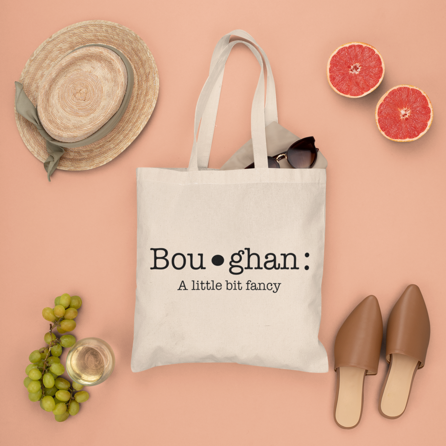 Boughan definition -Boughan Canvas Tote Bag: Where Elegance Meets Sustainability