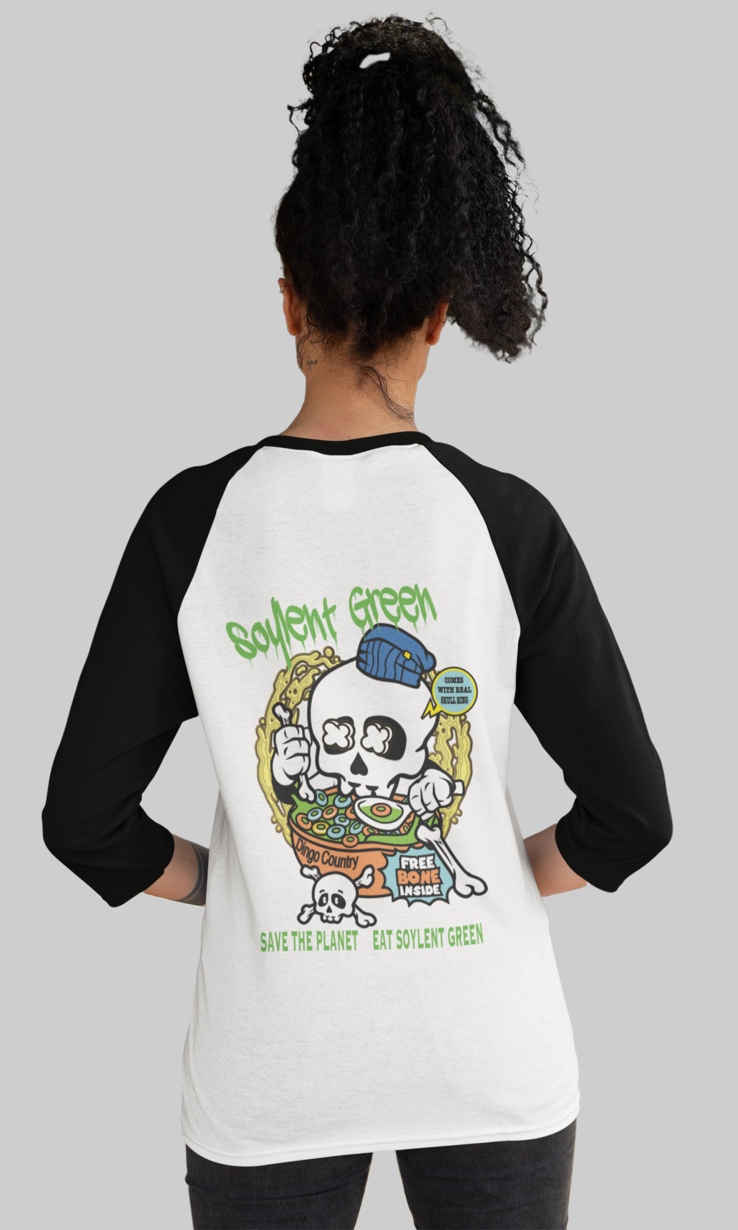 Soylent green Raglan - 3/4 Sleeve T-Shirt