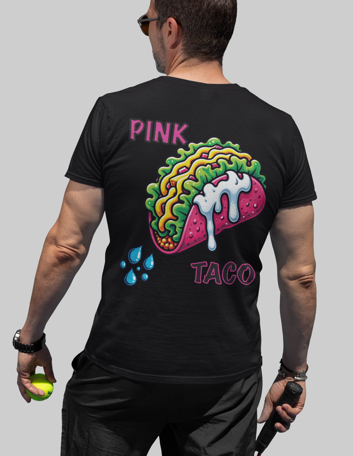 Pink Taco- Mens graphic streetwear T-shirt | Dingo Country