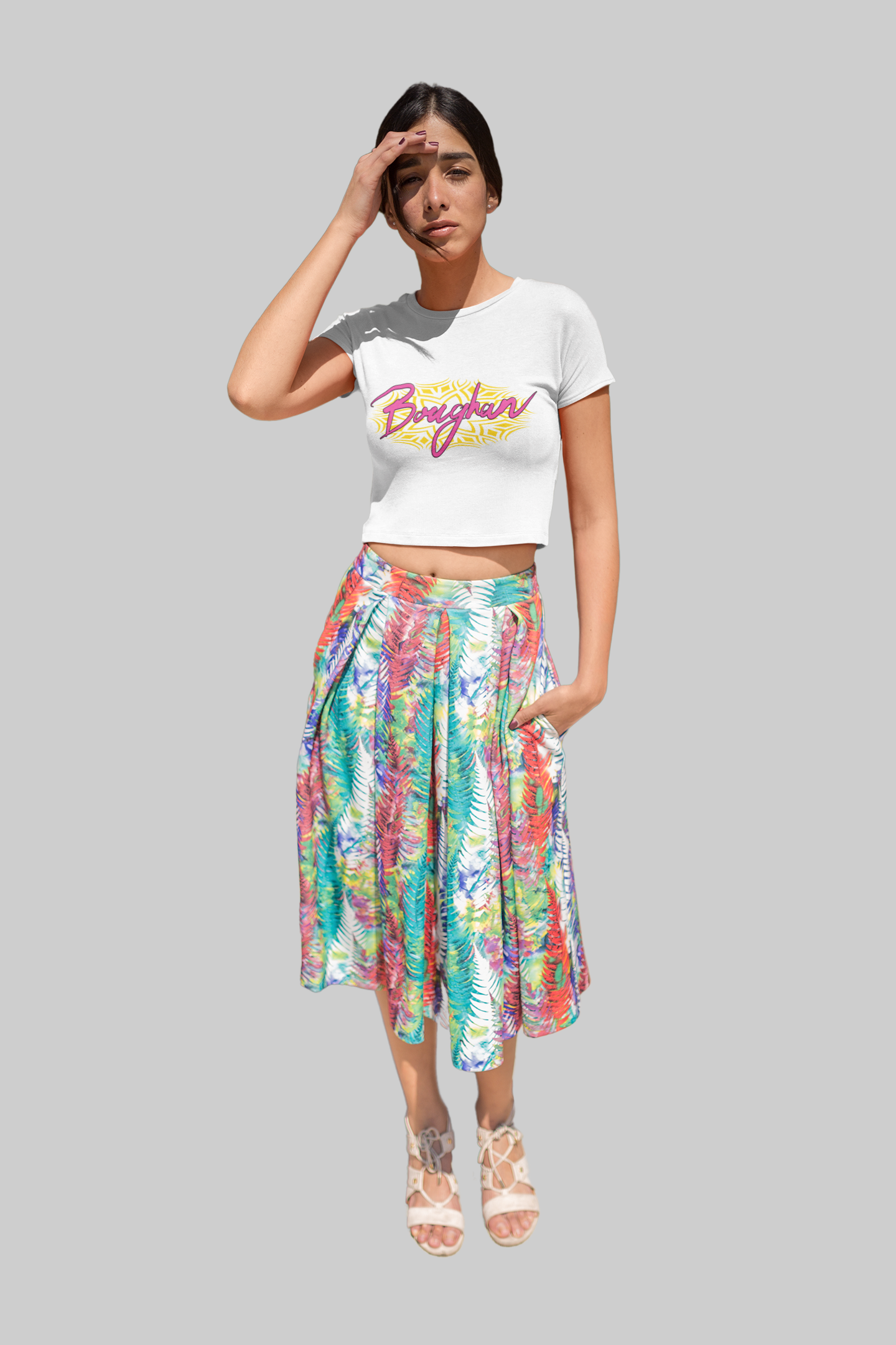 Crop to It with the Boughan Women's Crop Tee | DC