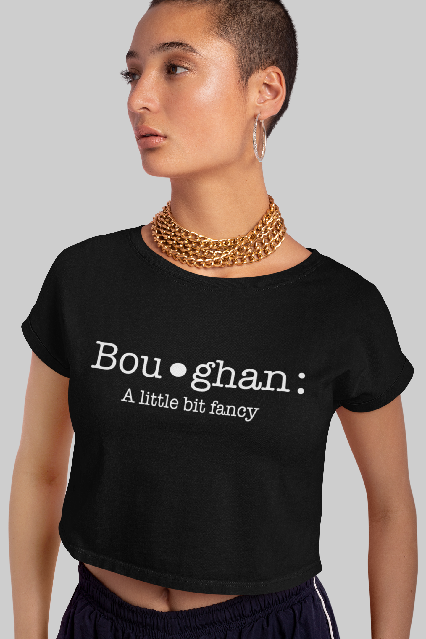 Boughan: definition shirt - Women's Crop Tee