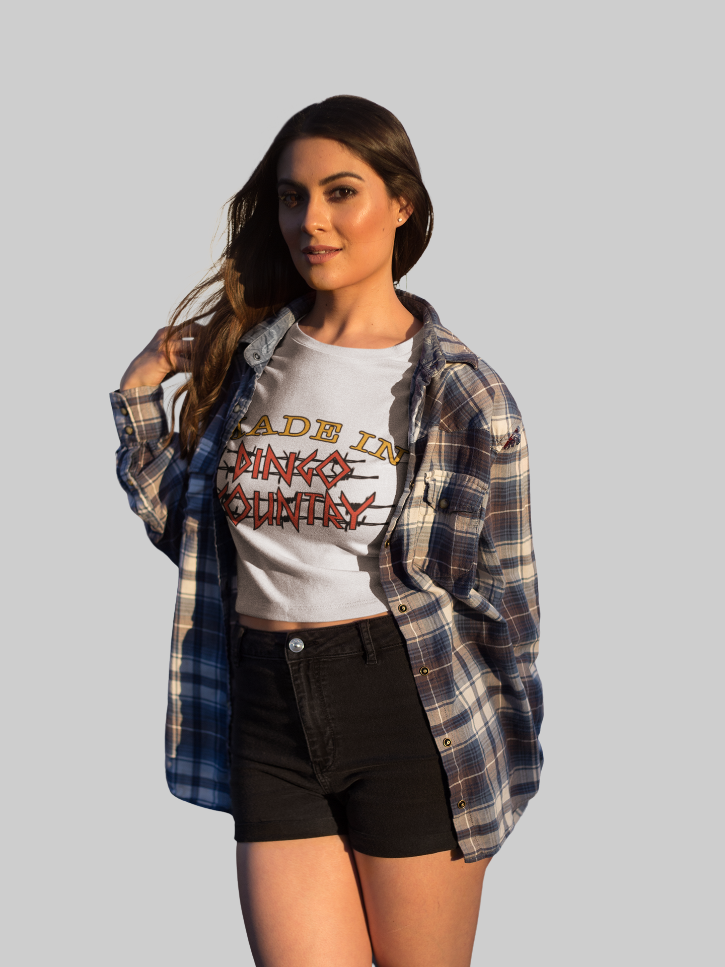 Made in Dingo Country - Women's Crop Tee