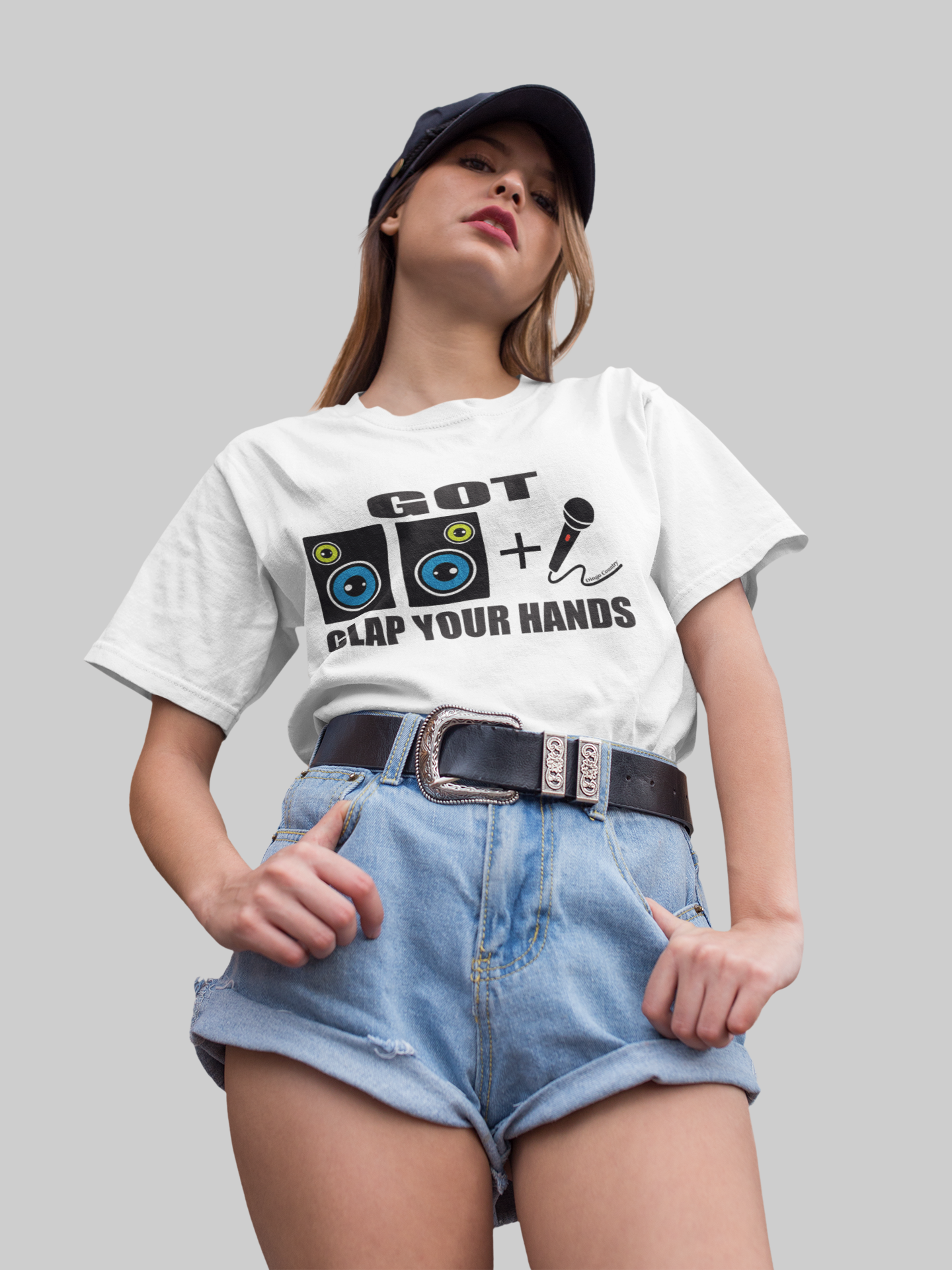 Got 2 speakers & a microphone - Women's Maple Tee
