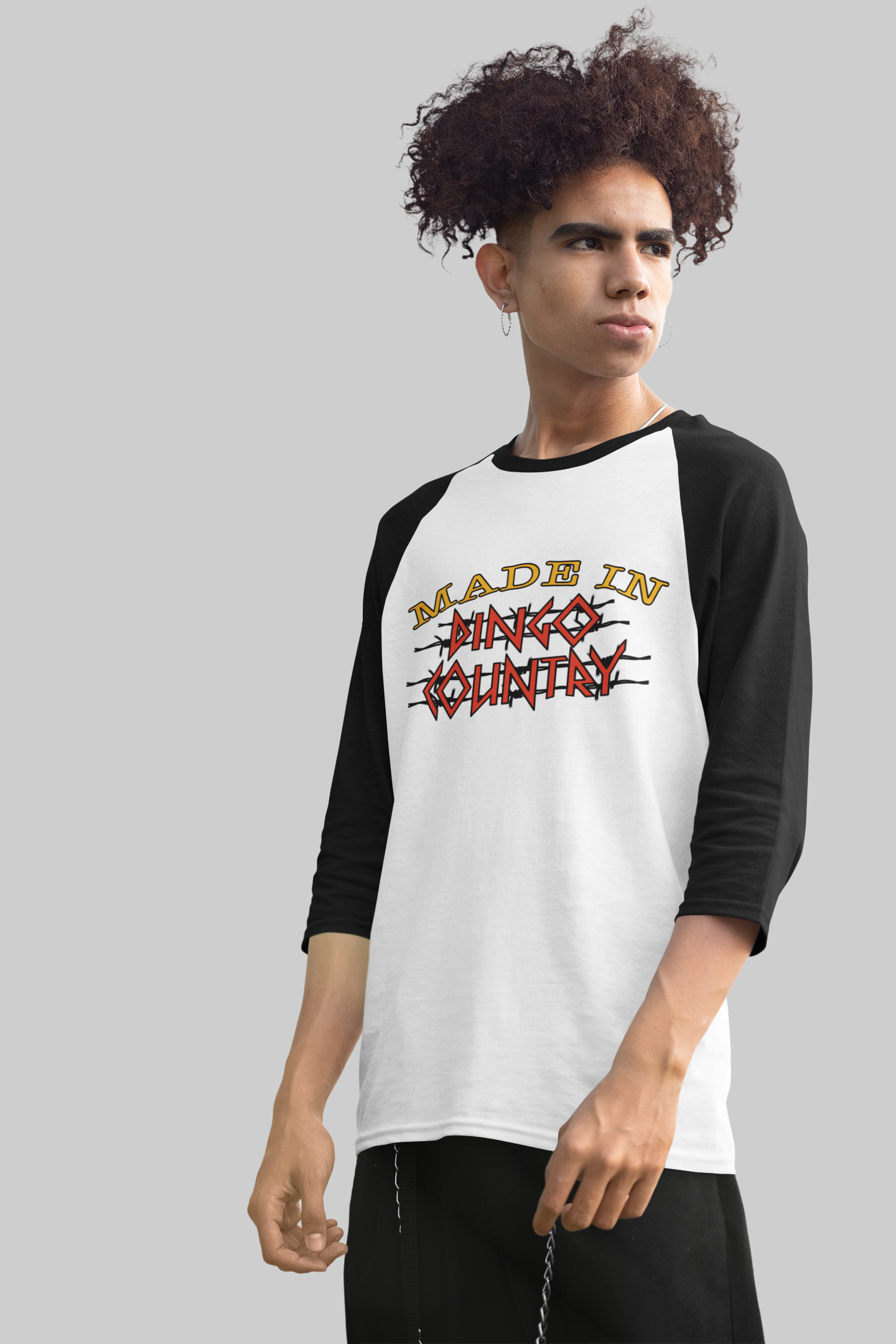Made in DC Raglan - 3/4 Sleeve T-Shirt