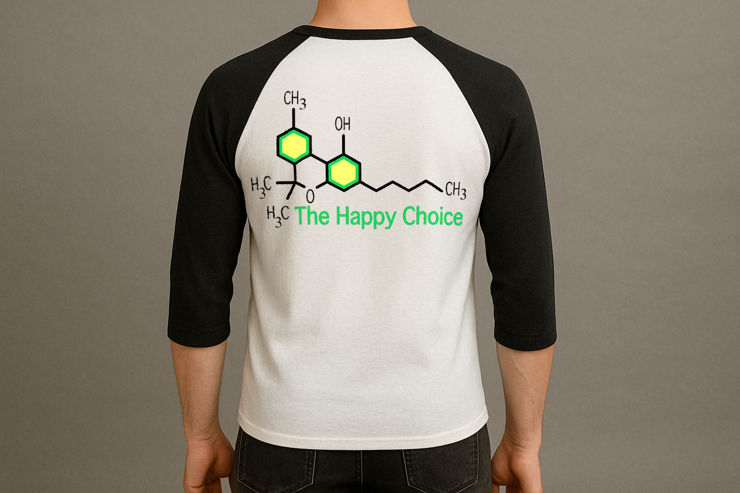 The happy choice Raglan - 3/4 Sleeve T-Shirt Dingo Country
