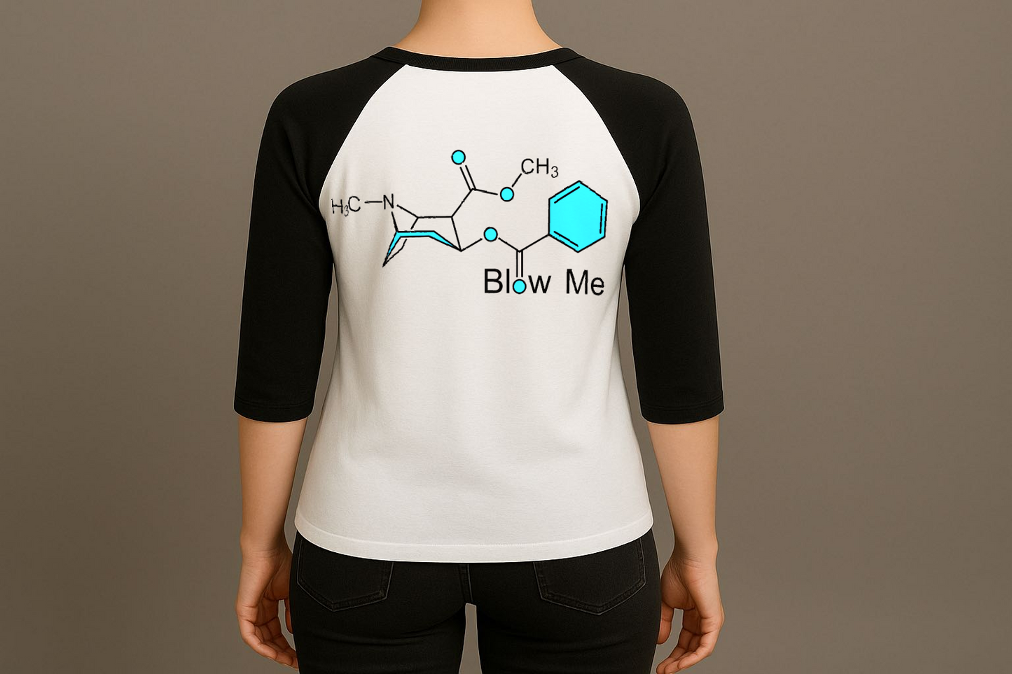 Blow me Raglan - 3/4 Sleeve T-Shirt