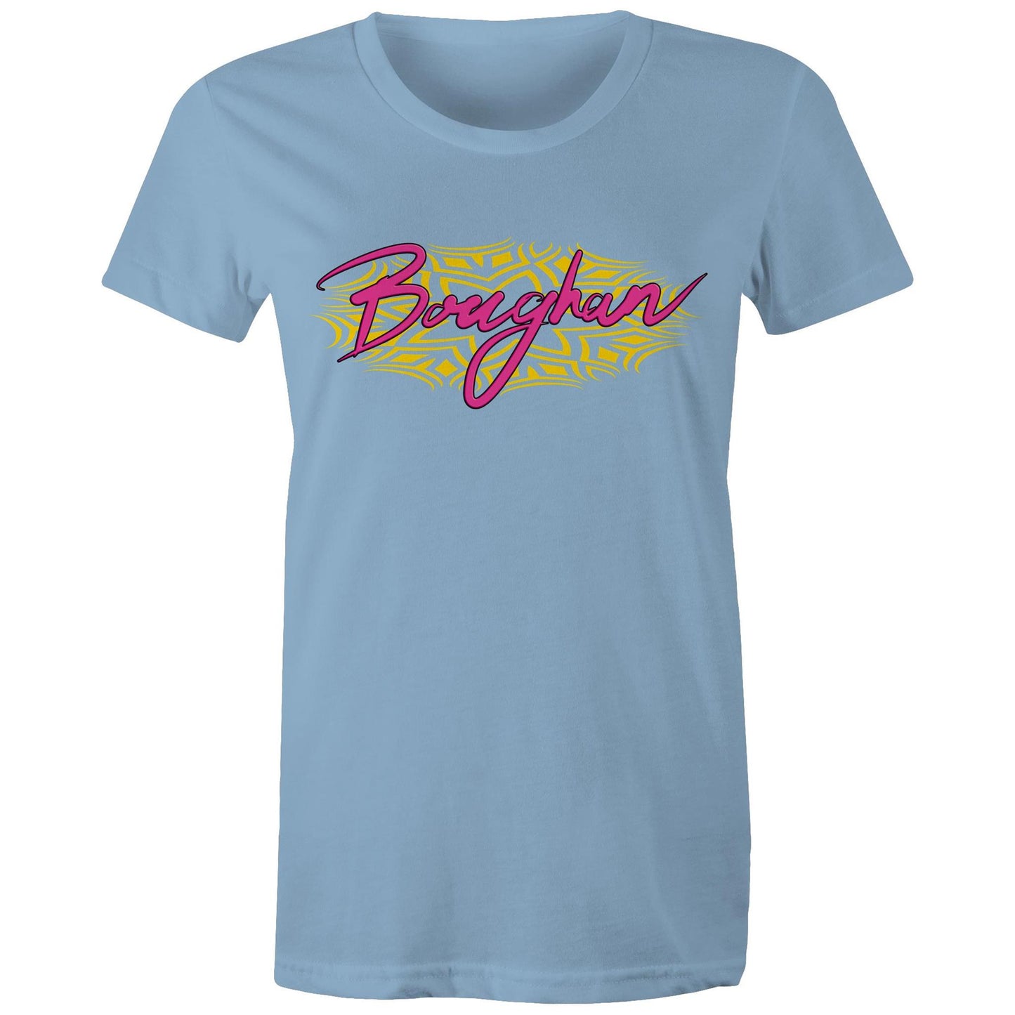 Boughan pink/yellow - Women's graphic Maple T-shirt | Dingo Country