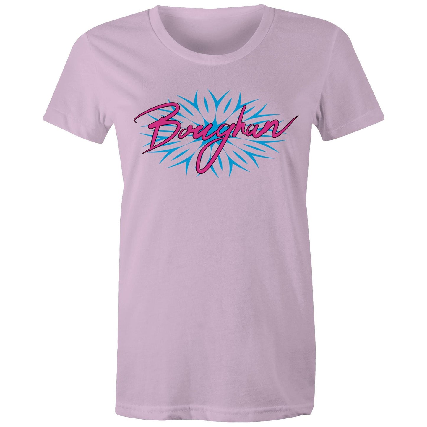 Boughan pink/blue - Women's graphic Maple T-shirt | Dingo Country