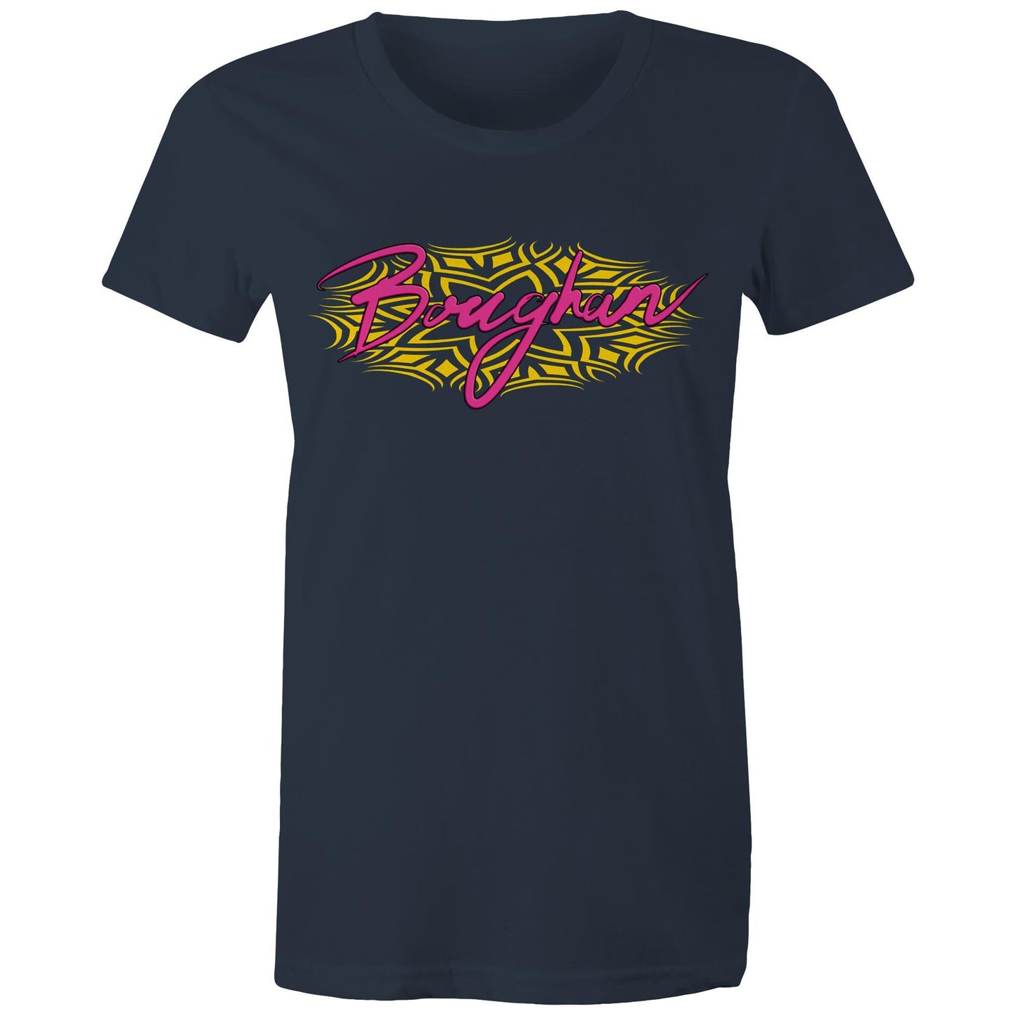 Boughan pink/yellow - Women's graphic Maple T-shirt | Dingo Country