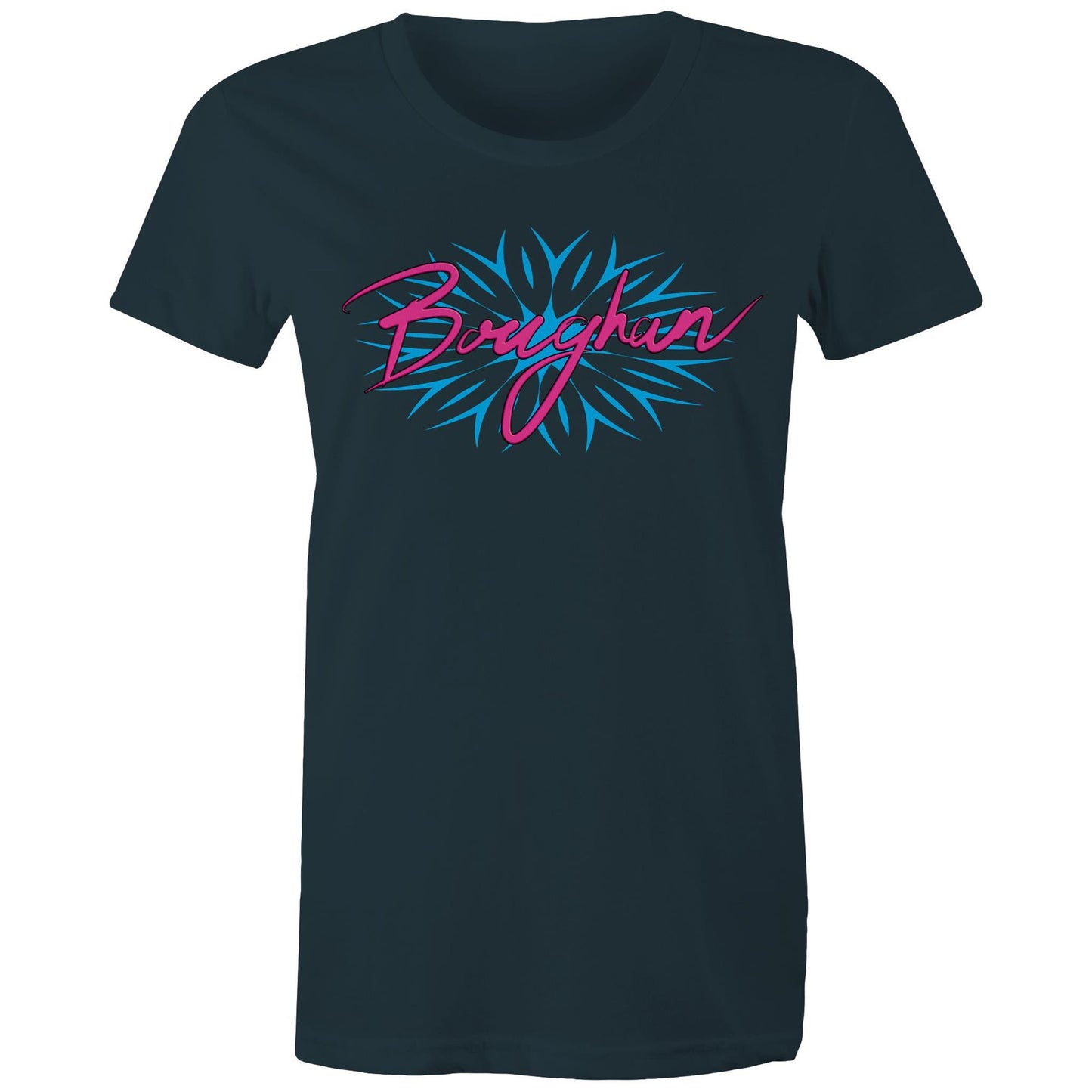 Boughan pink/blue - Women's graphic Maple T-shirt | Dingo Country