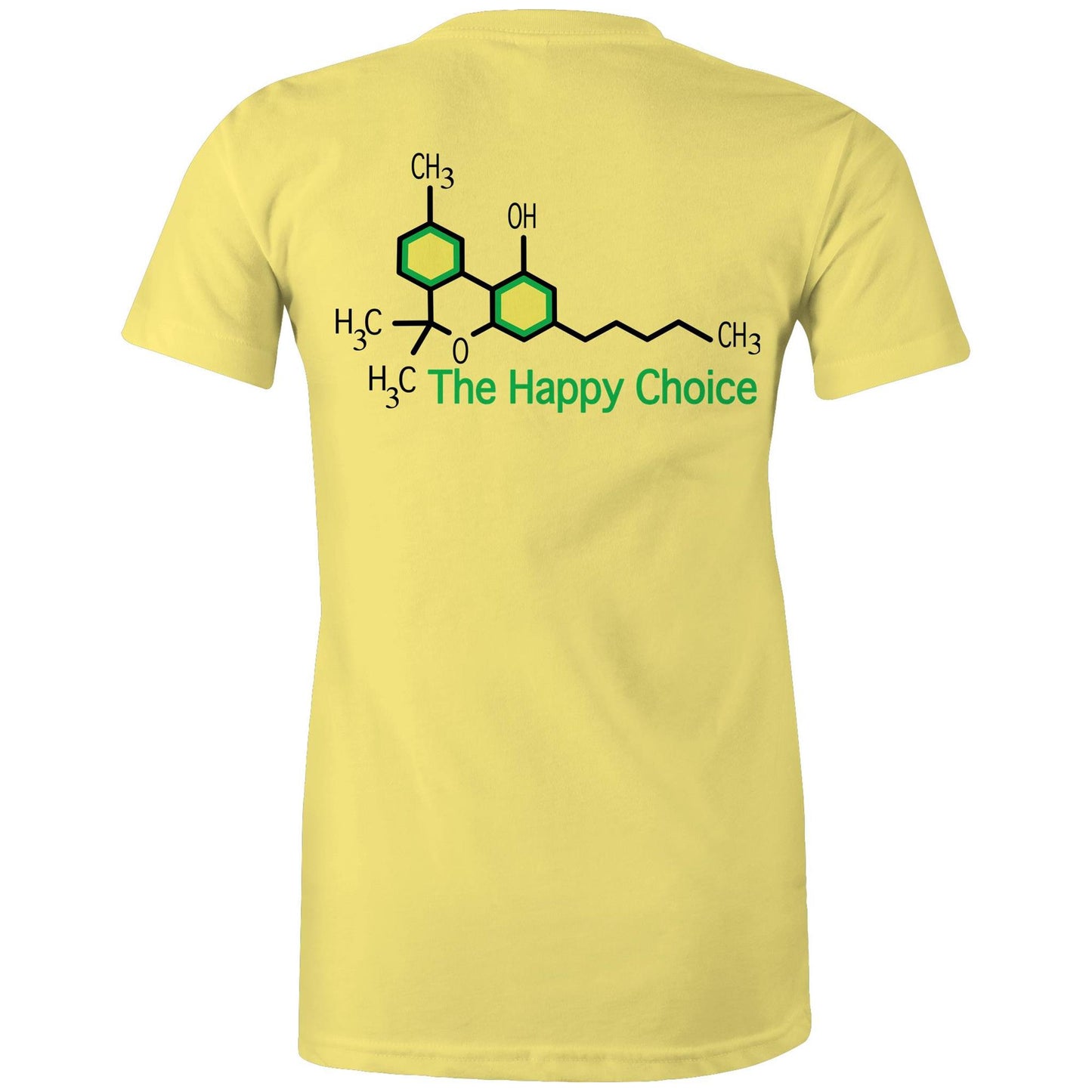 The Happy Choice THC Women's Maple T-shirt : Subtle, Stylish, and Chill | Dingo Country
