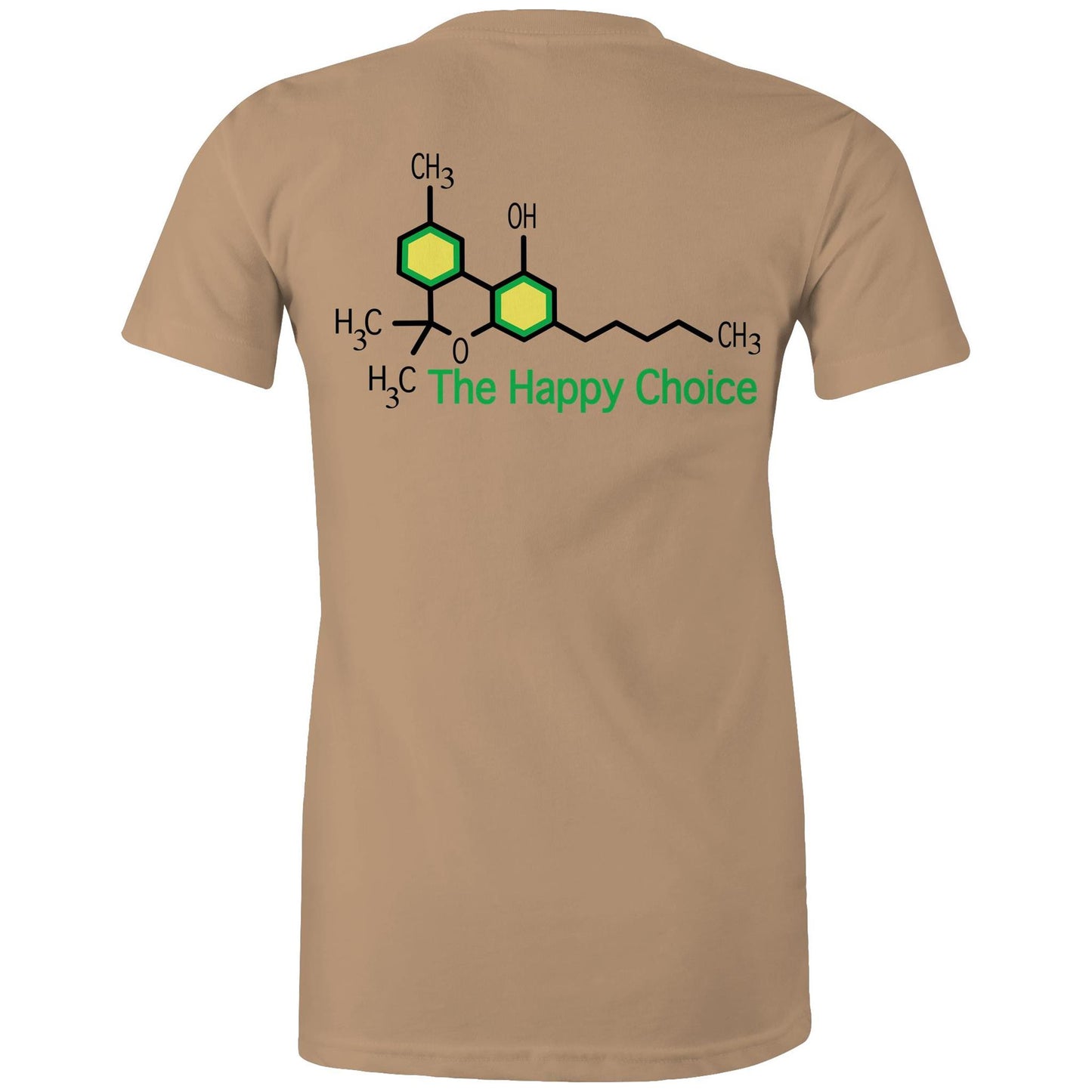 The Happy Choice THC Women's Maple T-shirt : Subtle, Stylish, and Chill | Dingo Country