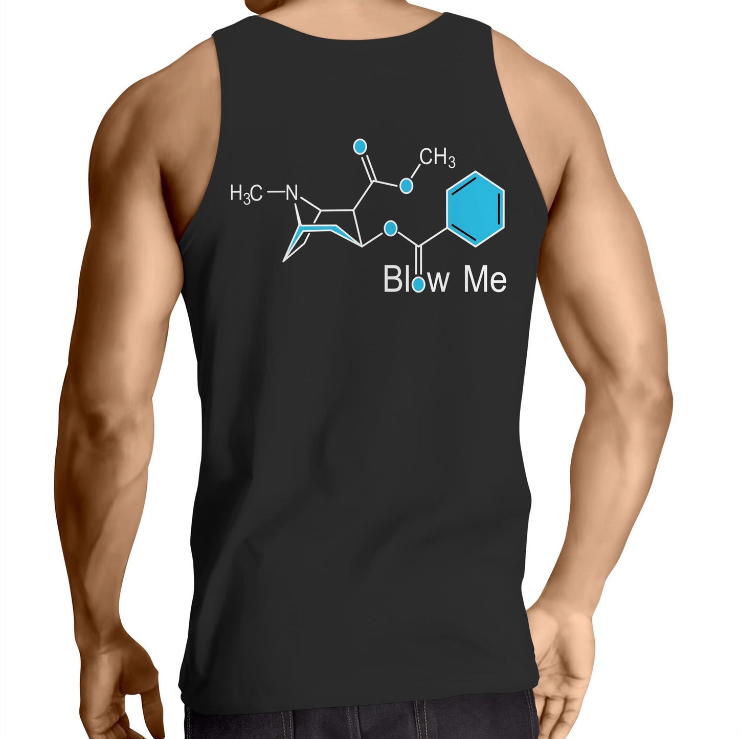 Blow Me Men's Singlet Top: Defiant Style, Unapologetic Attitude