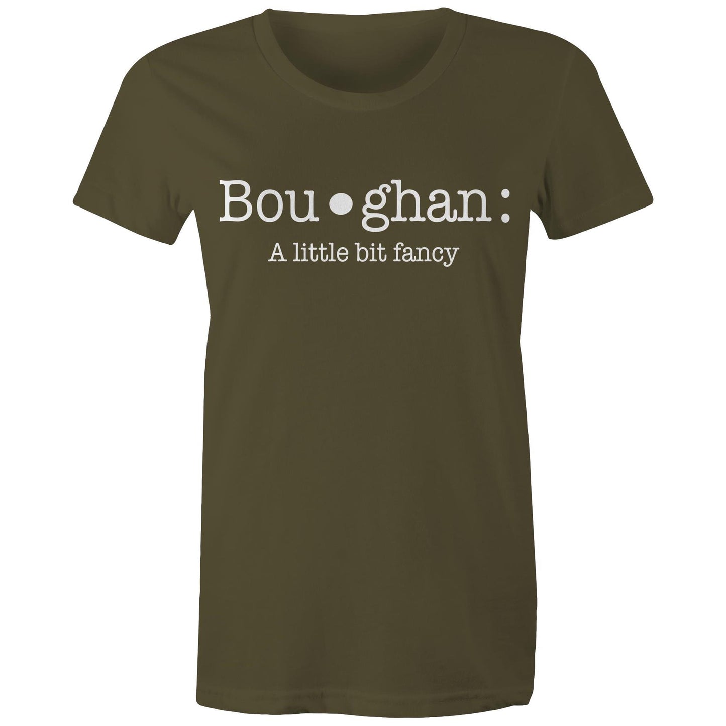Boughan definition Women's graphic Maple T-shirt : Define Your Style | Dingo Country