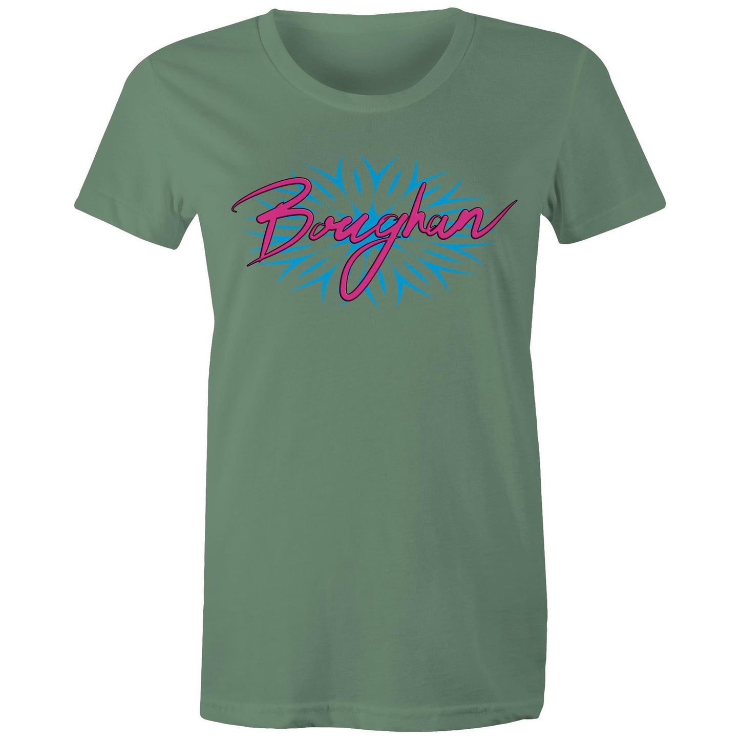 Boughan pink/blue - Women's graphic Maple T-shirt | Dingo Country