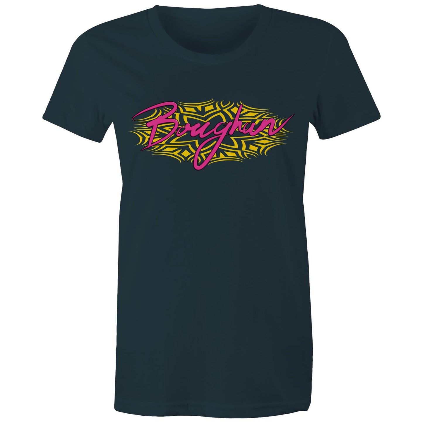 Boughan pink/yellow - Women's graphic Maple T-shirt | Dingo Country