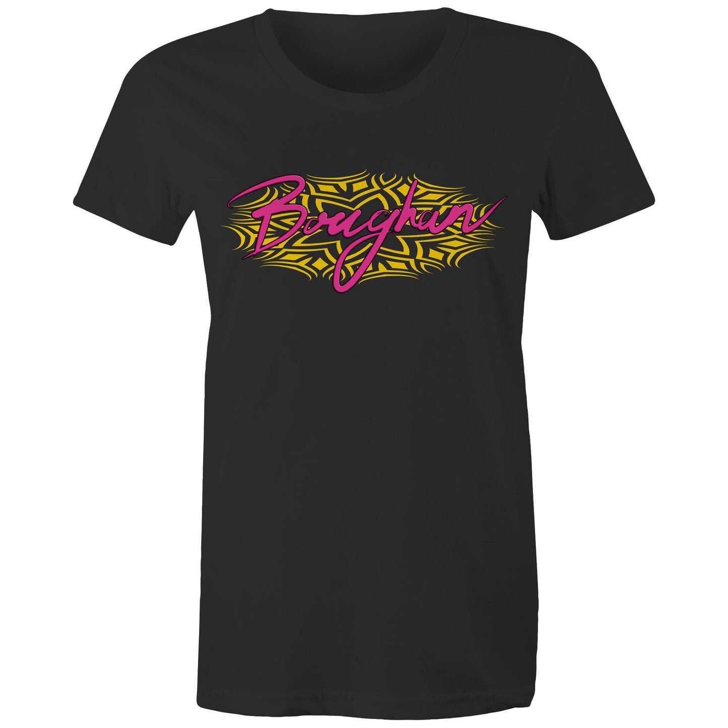 Boughan pink/yellow - Women's graphic Maple T-shirt | Dingo Country