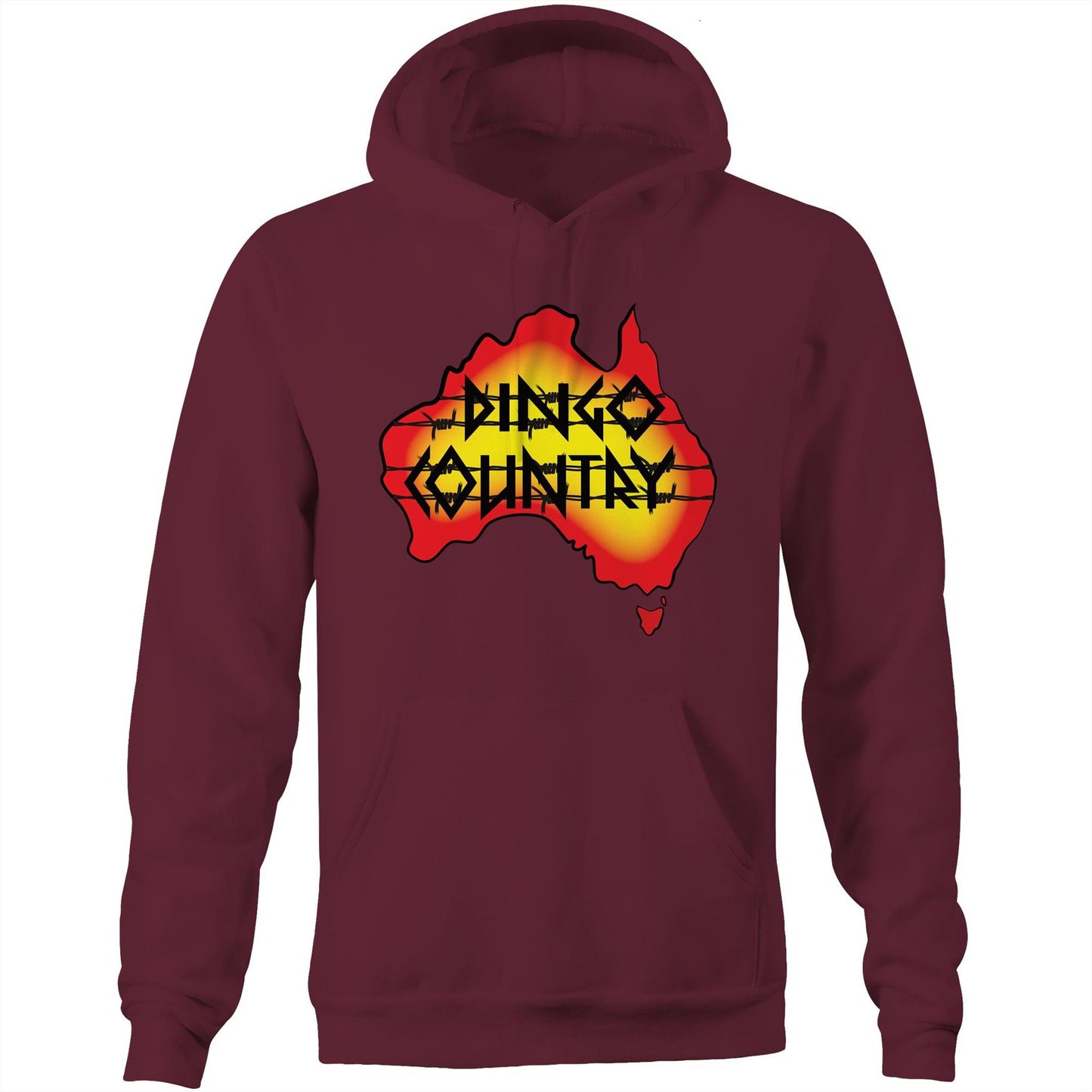 DC Australia Pocket Hoodie Sweatshirt – Unisex Aussie Pride | Dingo Country