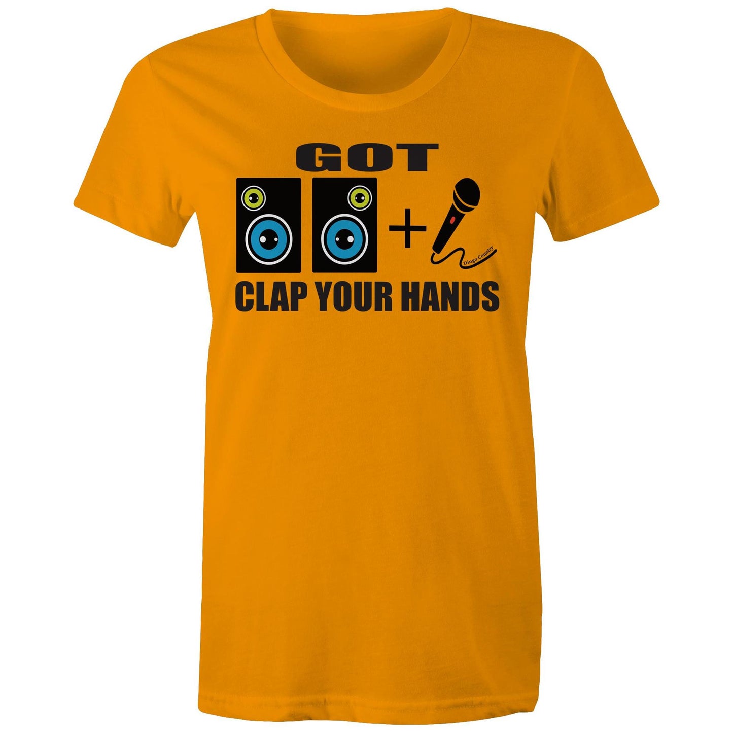 Got 2 Speakers & a Microphone – Women’s Graphic T-Shirt | Dingo Country