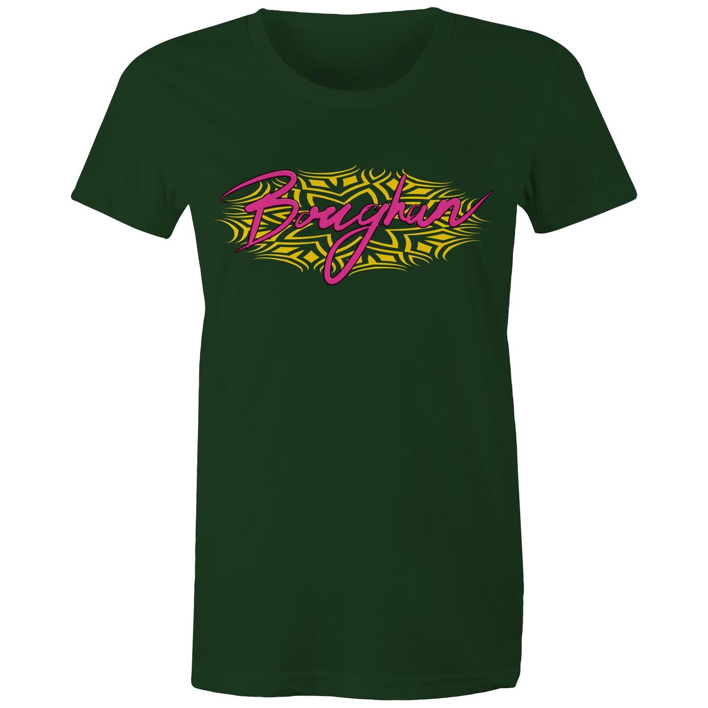 Boughan pink/yellow - Women's graphic Maple T-shirt | Dingo Country