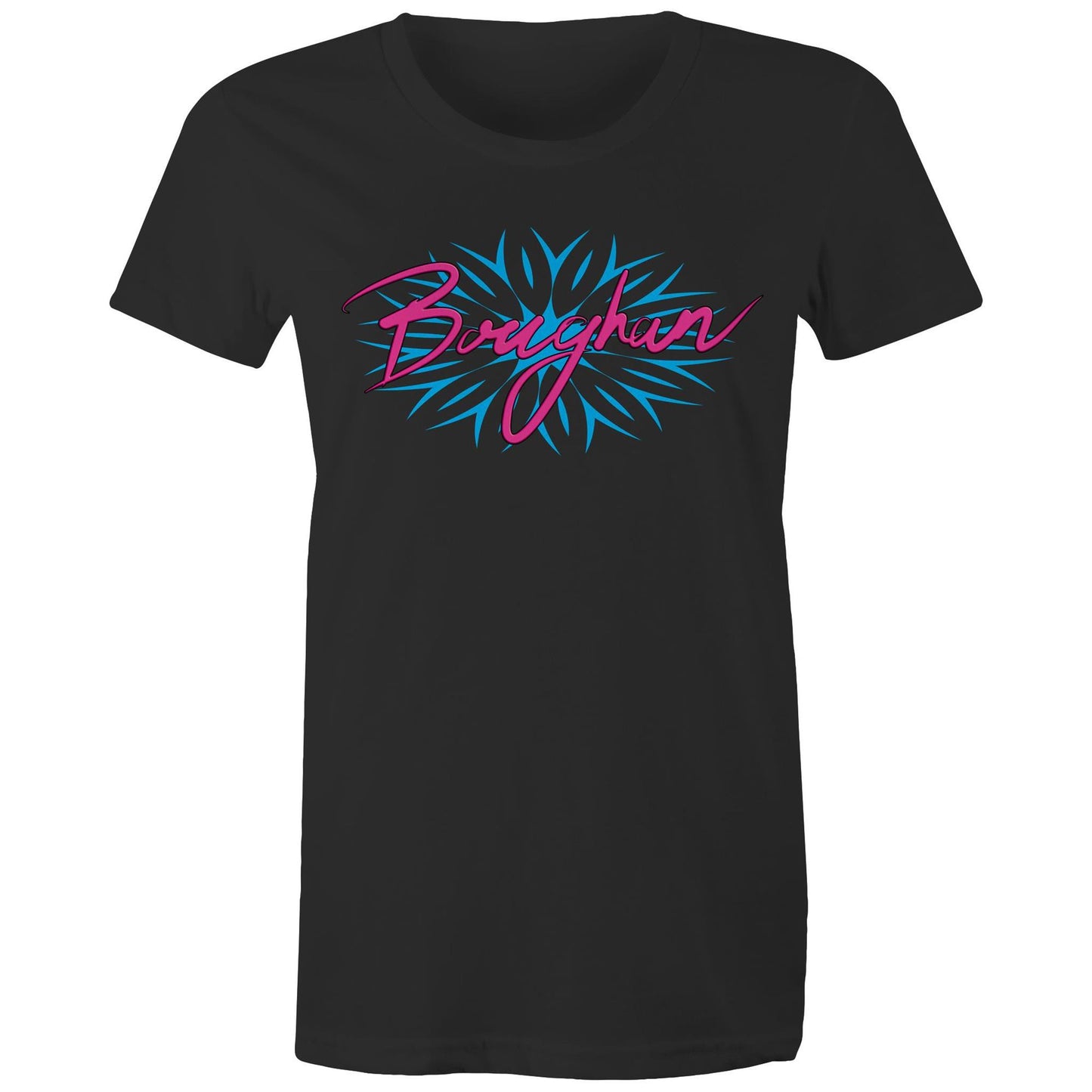 Boughan pink/blue - Women's graphic Maple T-shirt | Dingo Country