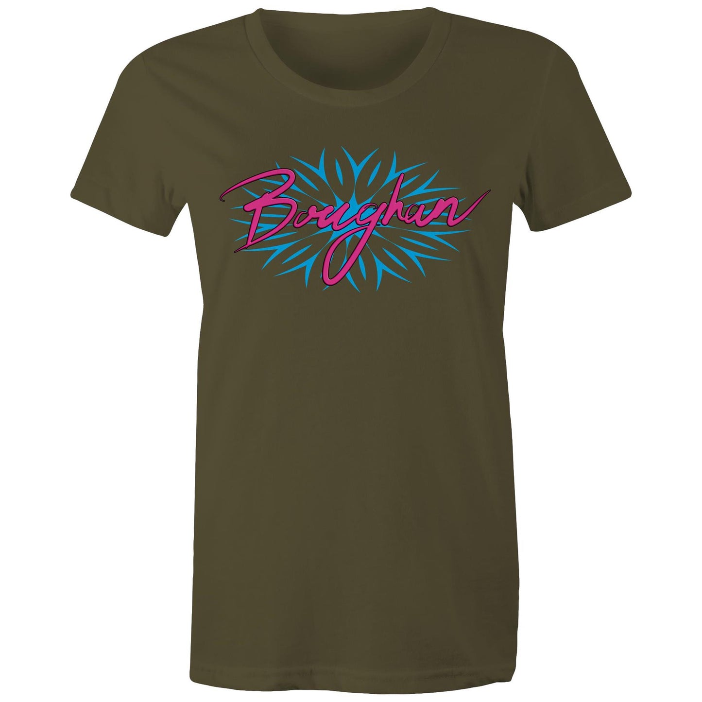 Boughan pink/blue - Women's graphic Maple T-shirt | Dingo Country