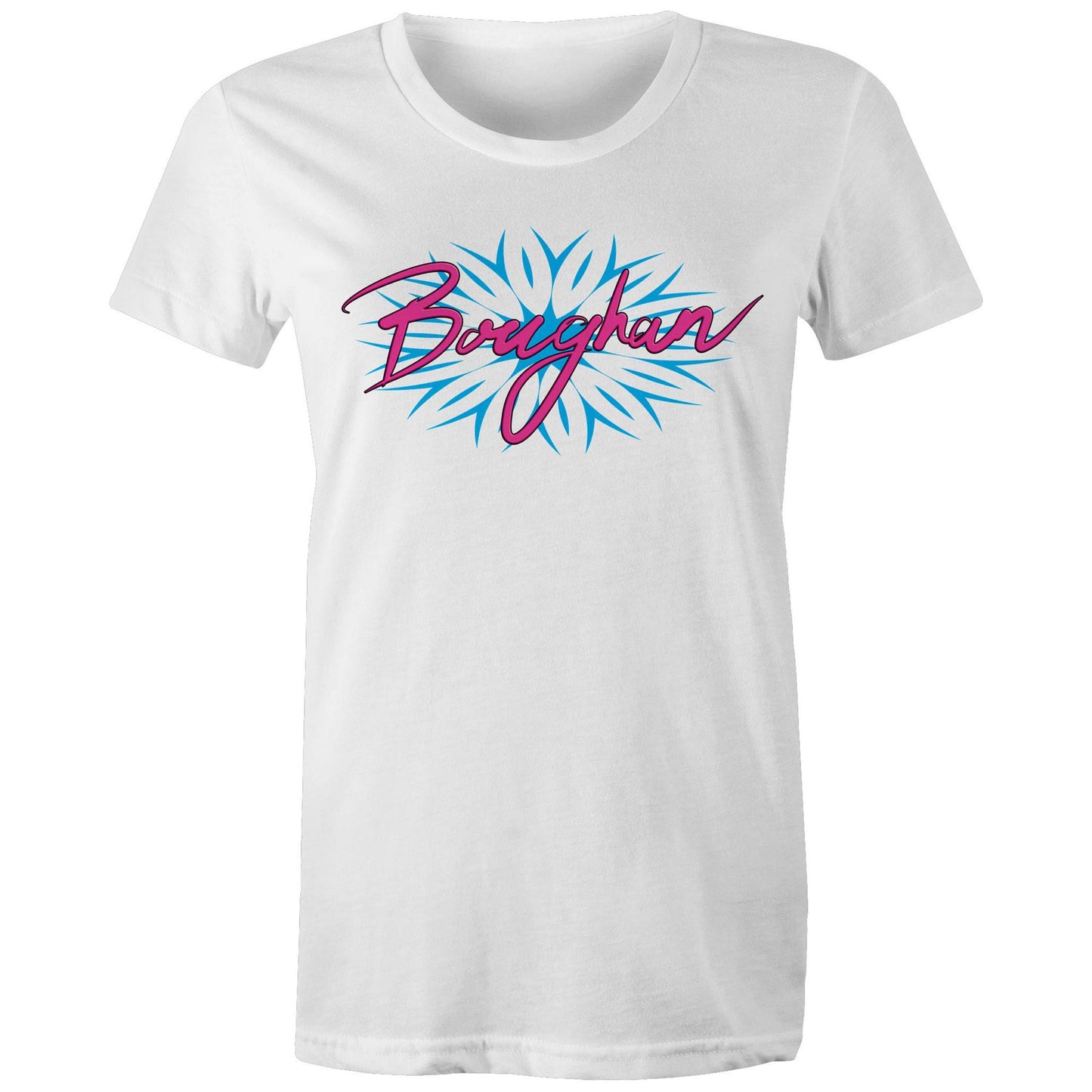 Boughan pink/blue - Women's graphic Maple T-shirt | Dingo Country