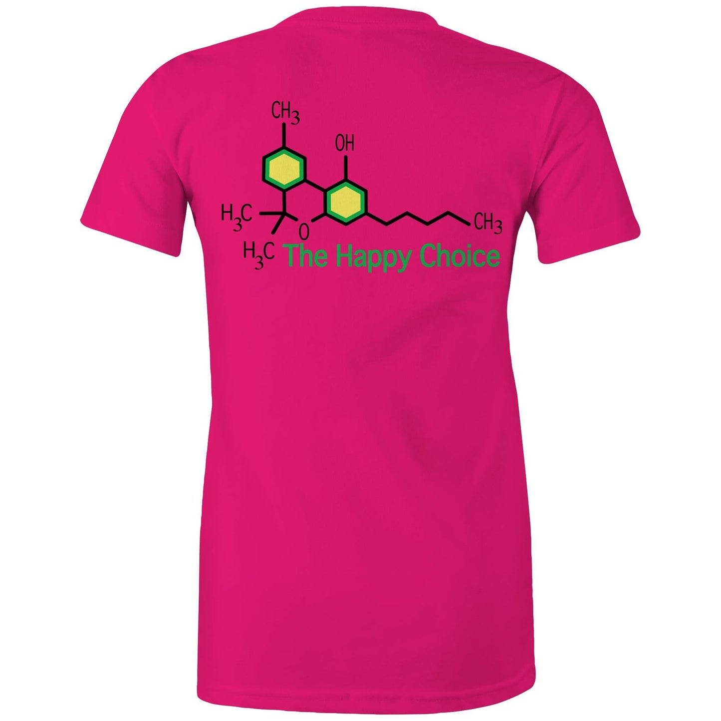 The Happy Choice THC Women's Maple T-shirt : Subtle, Stylish, and Chill | Dingo Country