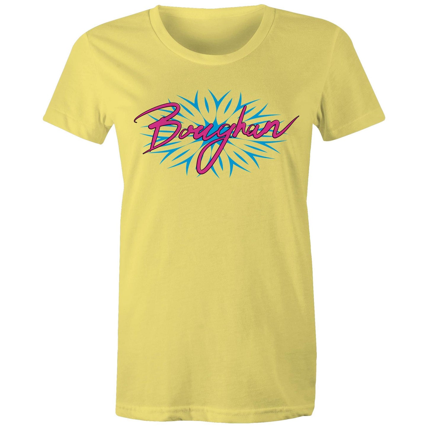 Boughan pink/blue - Women's graphic Maple T-shirt | Dingo Country