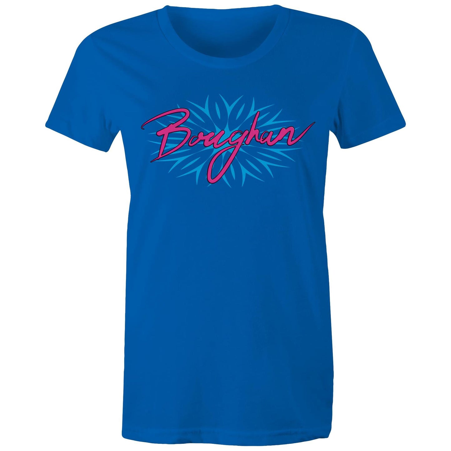 Boughan pink/blue - Women's graphic Maple T-shirt | Dingo Country