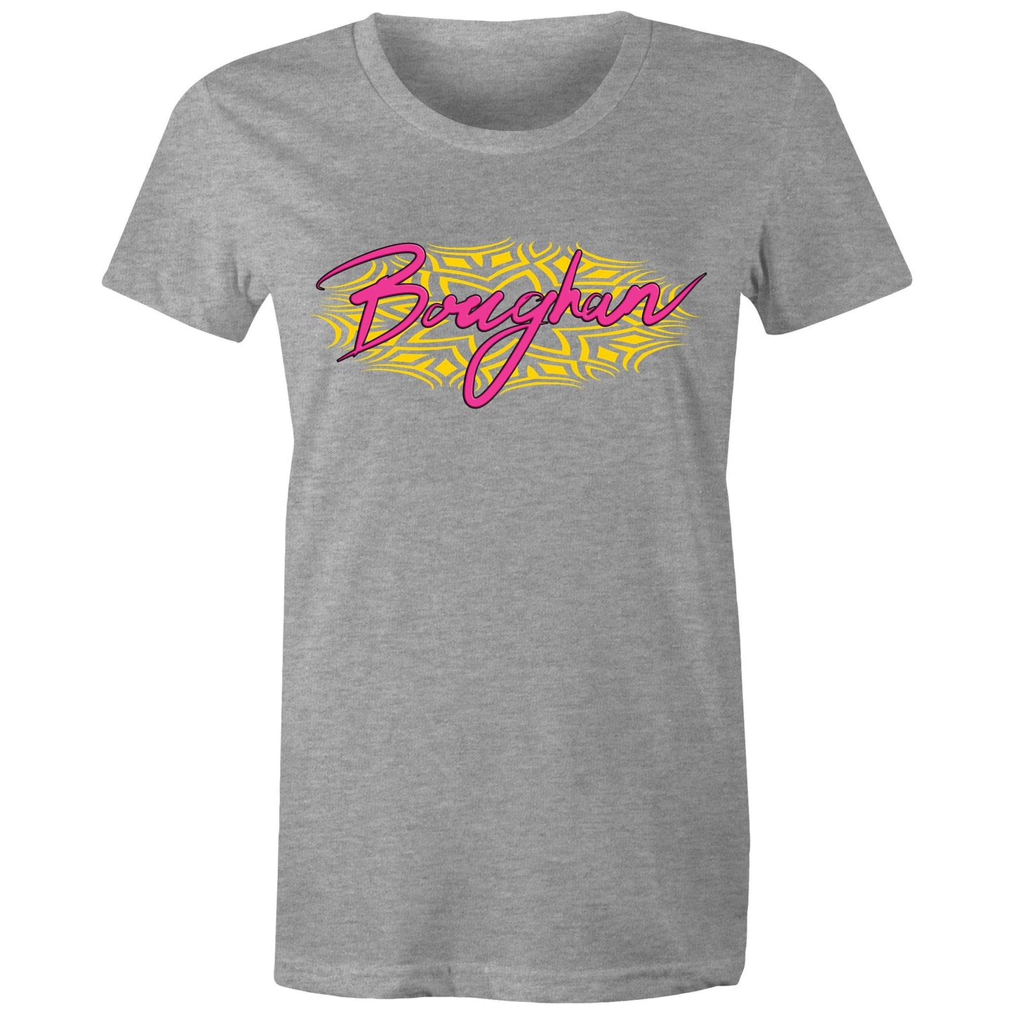 Boughan pink/yellow - Women's graphic Maple T-shirt | Dingo Country