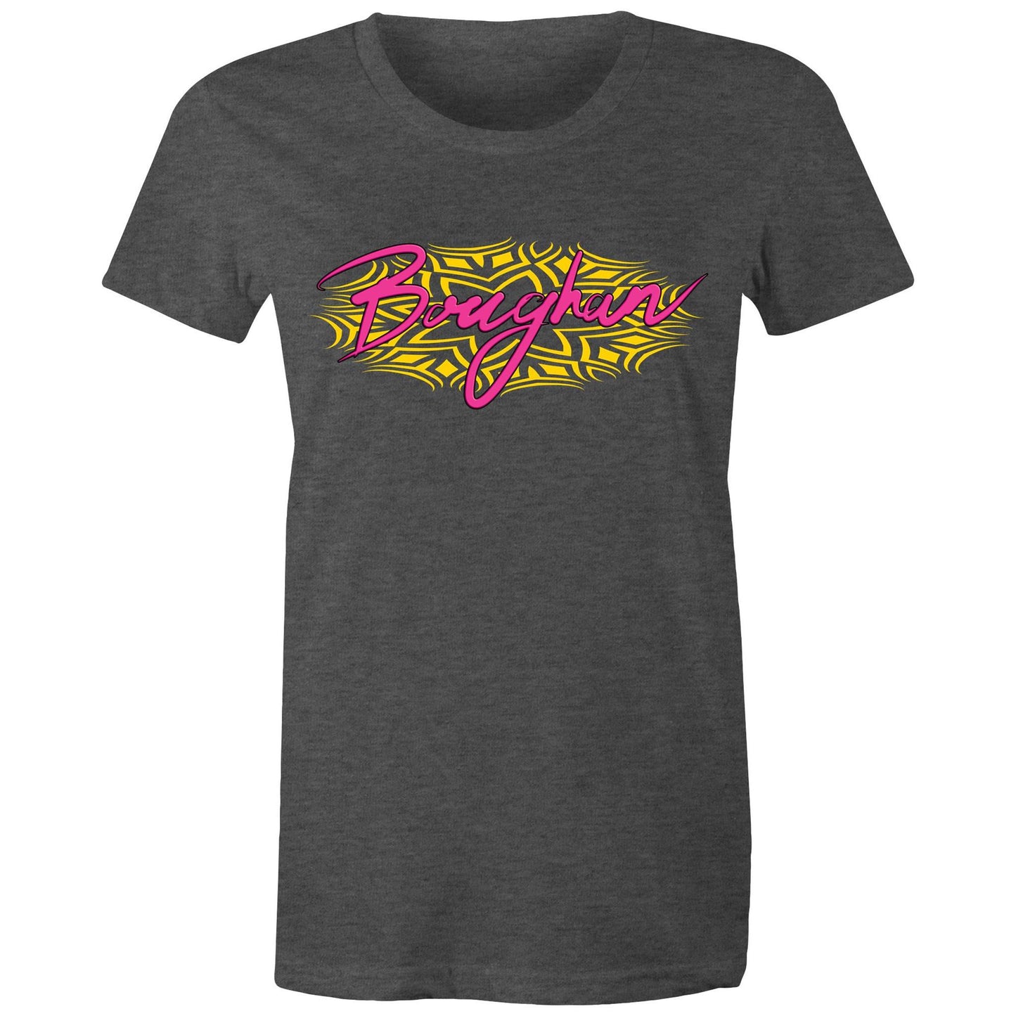 Boughan pink/yellow - Women's graphic Maple T-shirt | Dingo Country