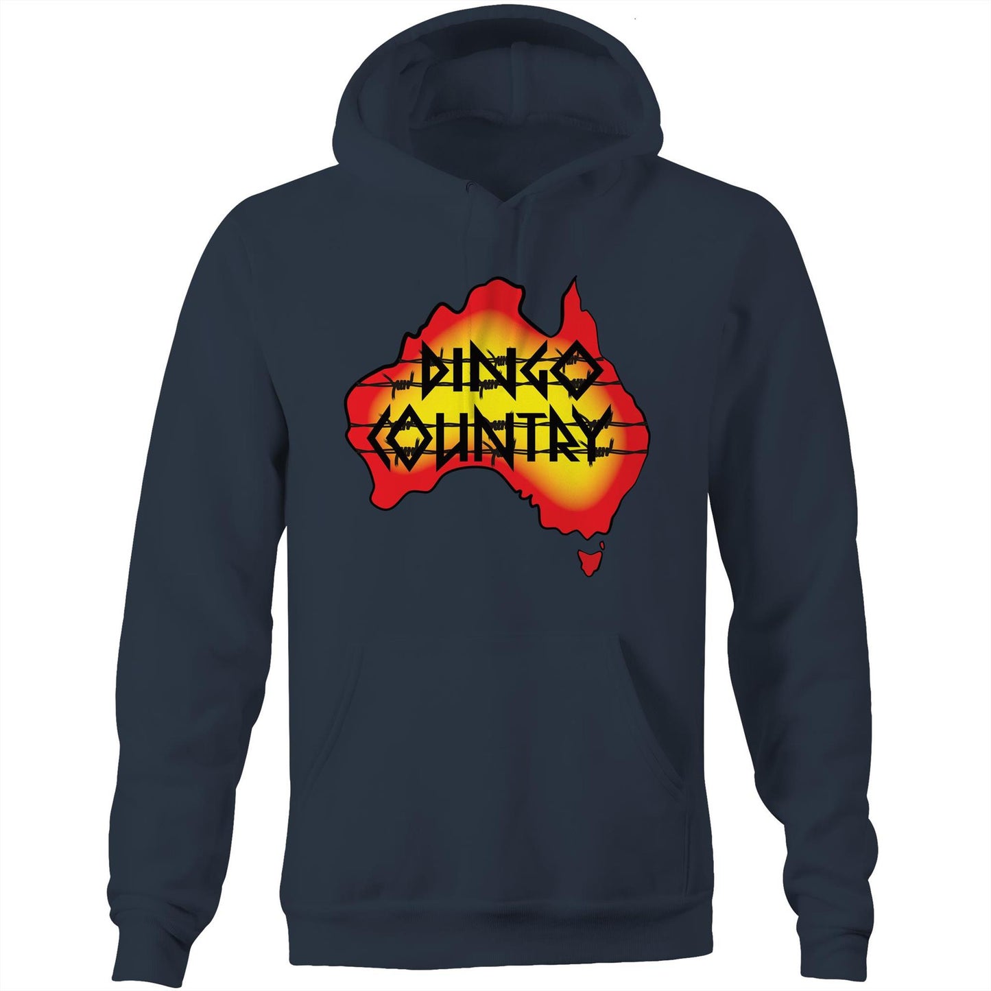DC Australia Pocket Hoodie Sweatshirt – Unisex Aussie Pride | Dingo Country