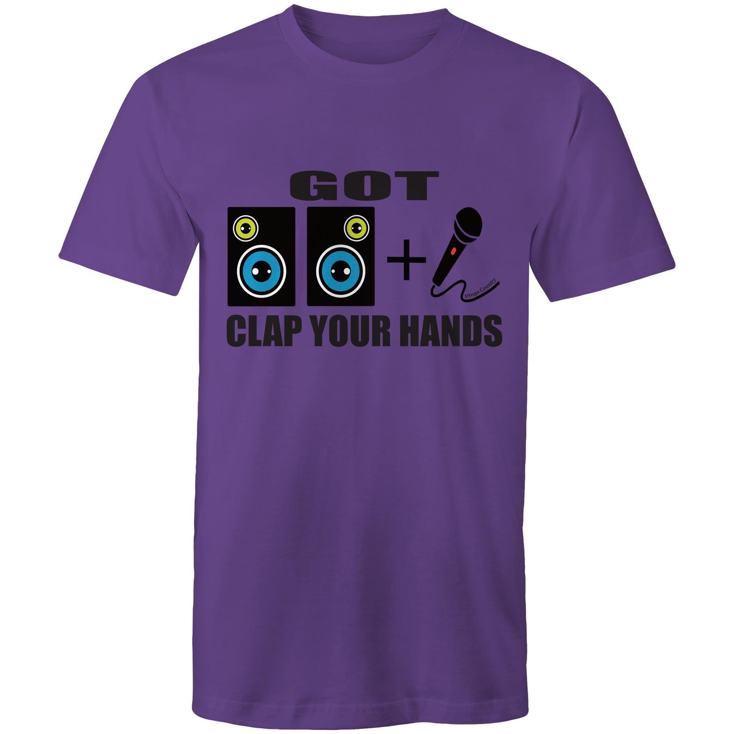 Got 2 Speakers & a Microphone – Men’s Graphic T-Shirt | Dingo Country