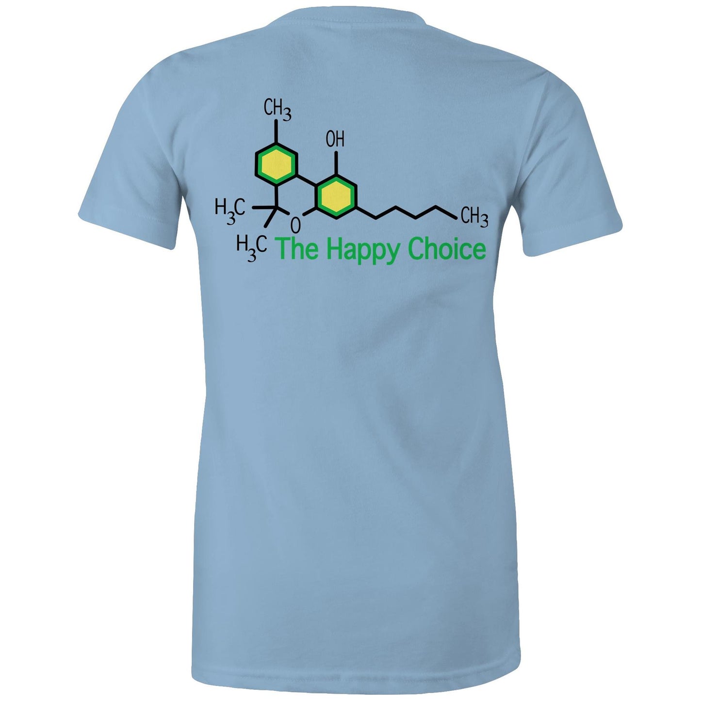 The Happy Choice THC Women's Maple T-shirt : Subtle, Stylish, and Chill | Dingo Country